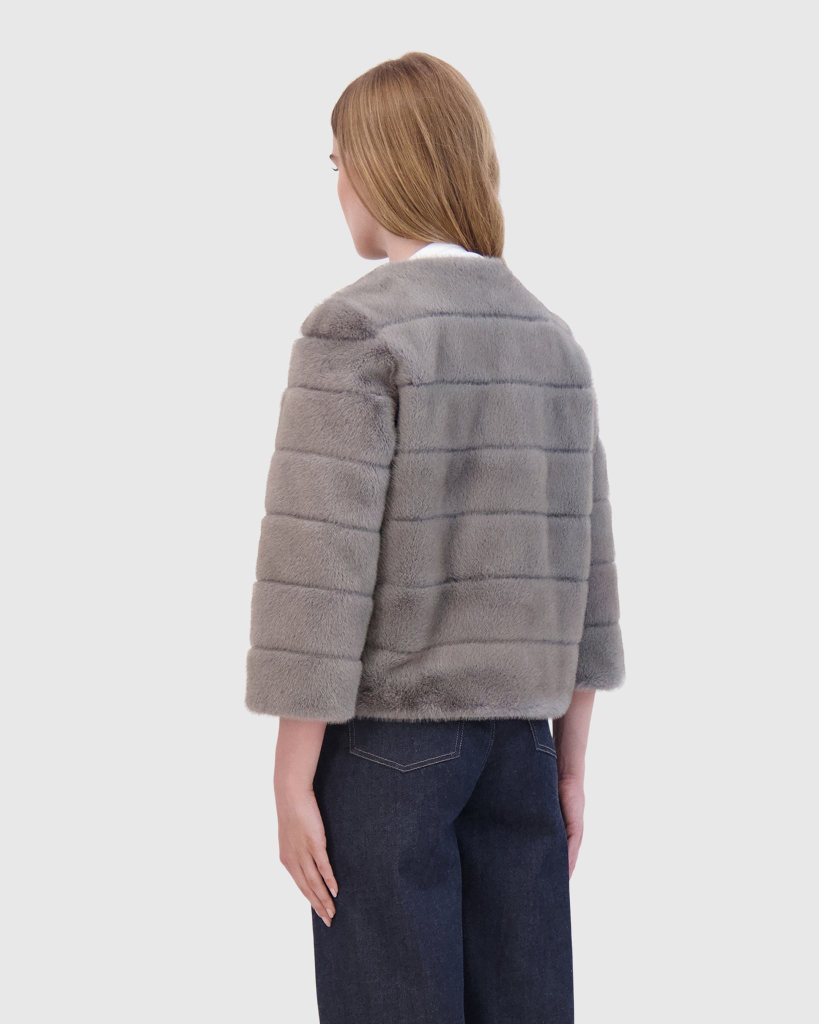 FUR-FREE MINK (FAUX FUR) JACKET