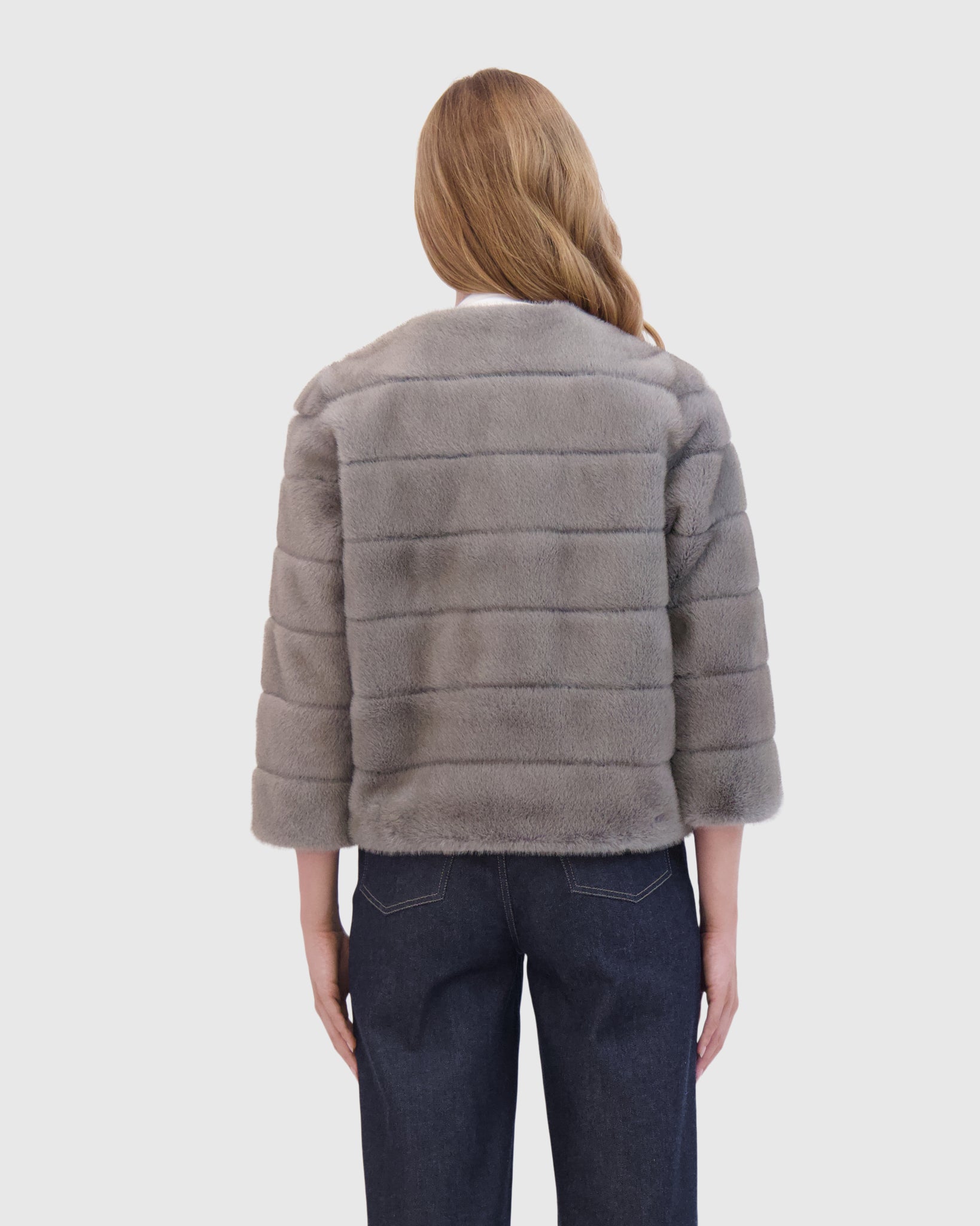 FUR-FREE MINK (FAUX FUR) JACKET