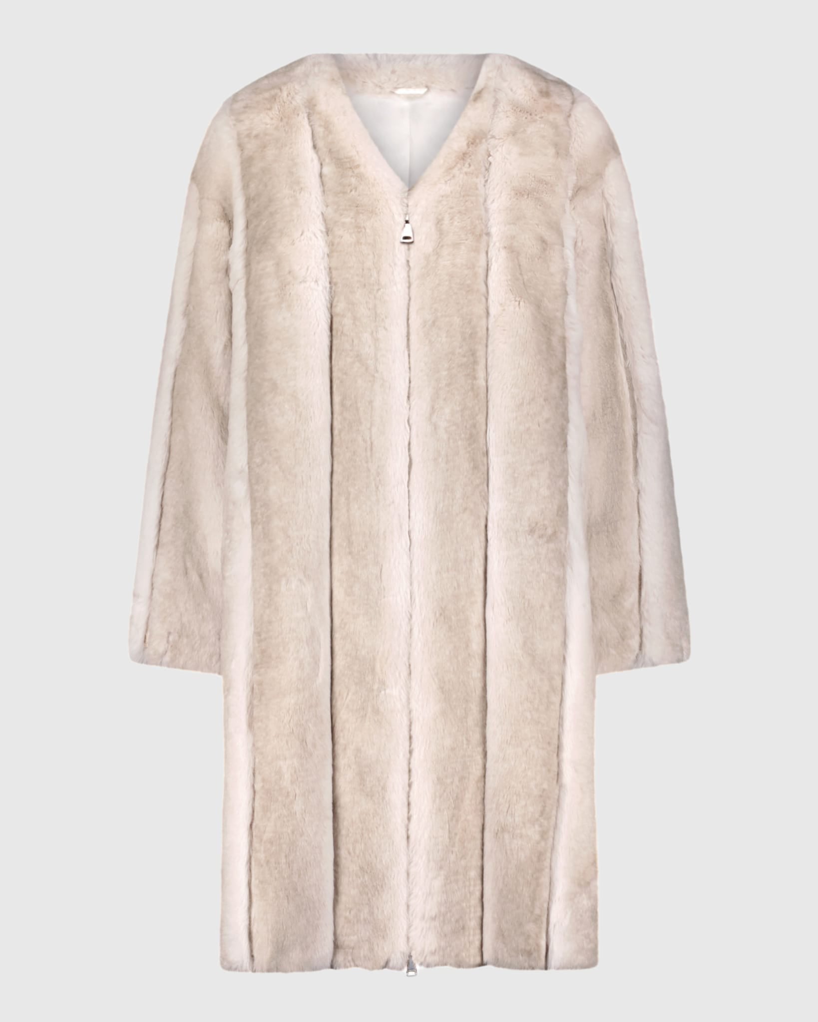 FUR-FREE MINK (FAUX FUR) SHORT COAT