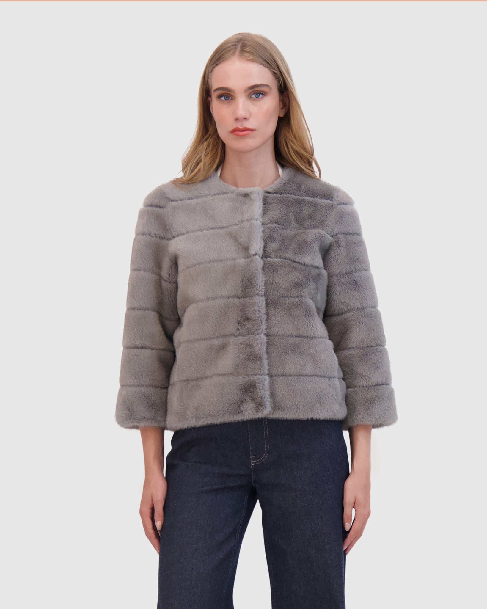FUR-FREE MINK (FAUX FUR) JACKET