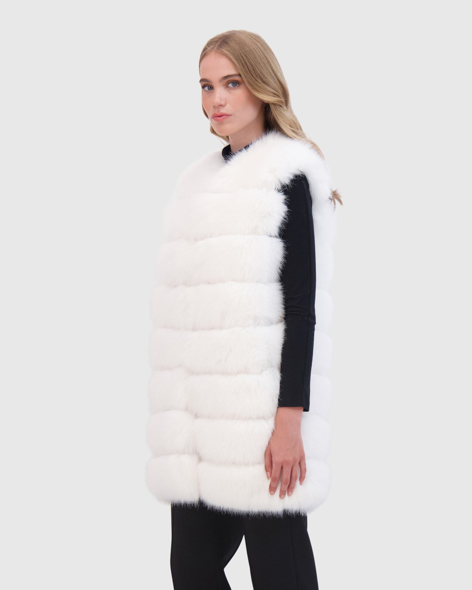 FUR-FREE FOX (FAUX FUR) VEST