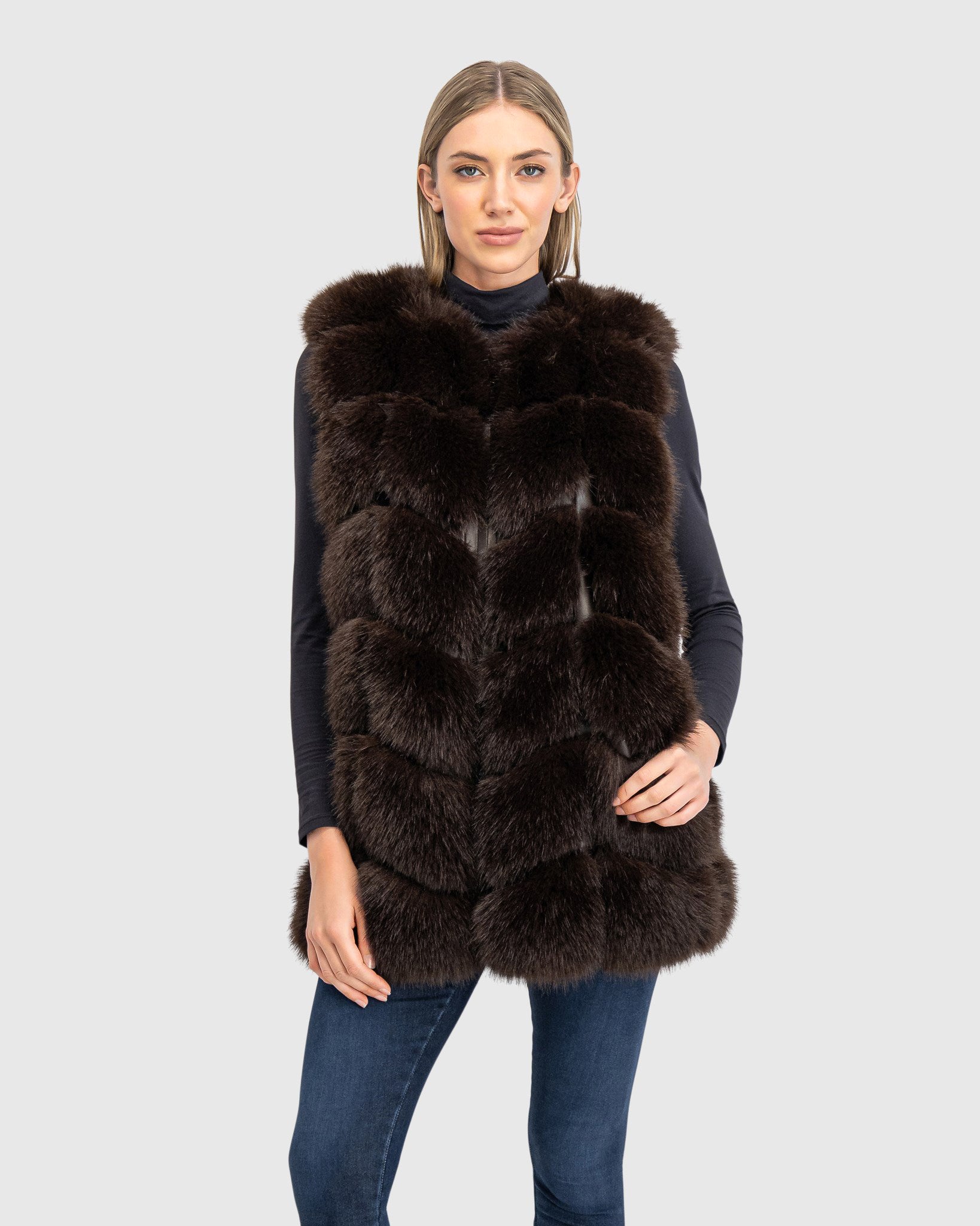FUR-FREE FOX (FAUX FUR) VEST