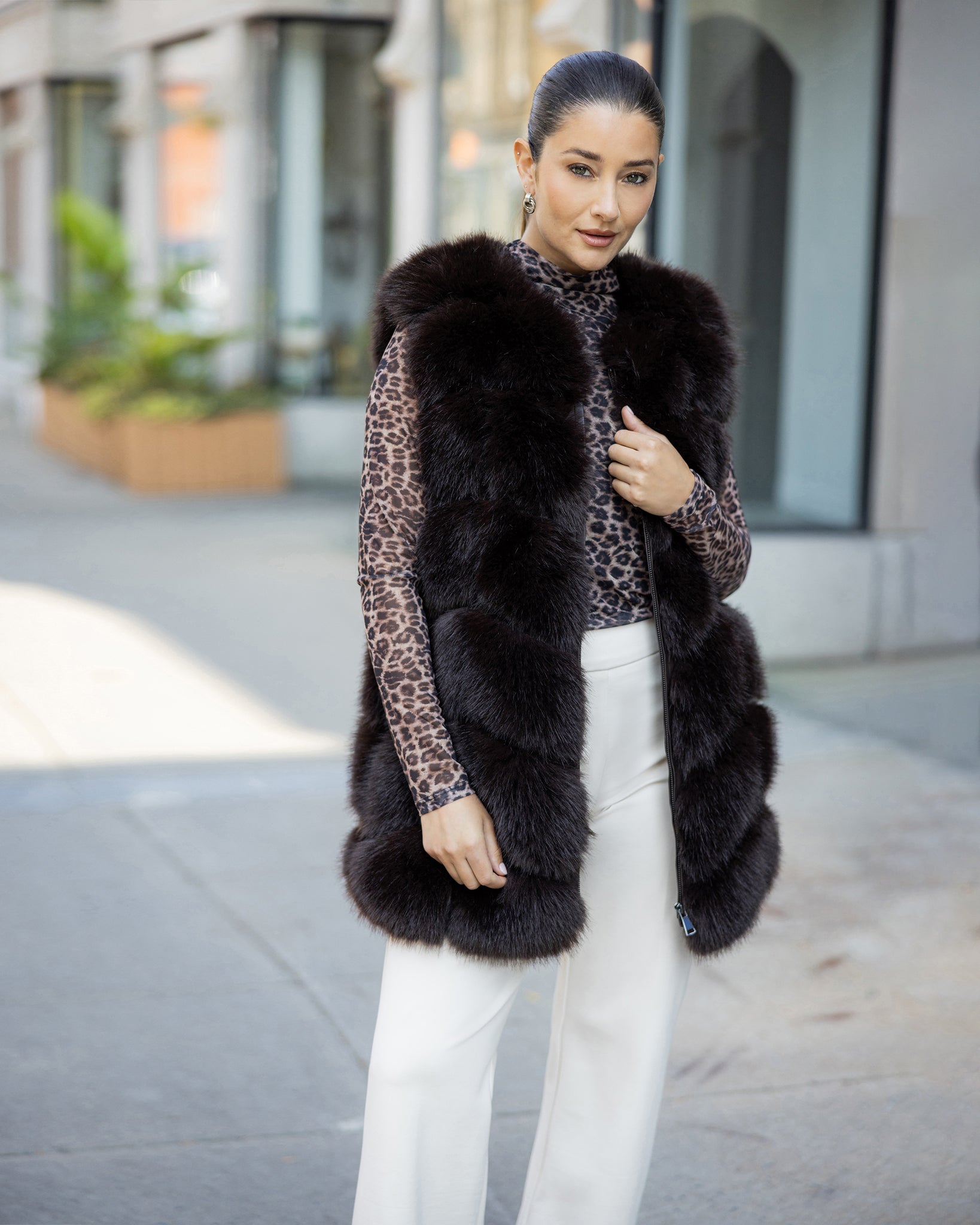 FUR-FREE FOX (FAUX FUR) VEST