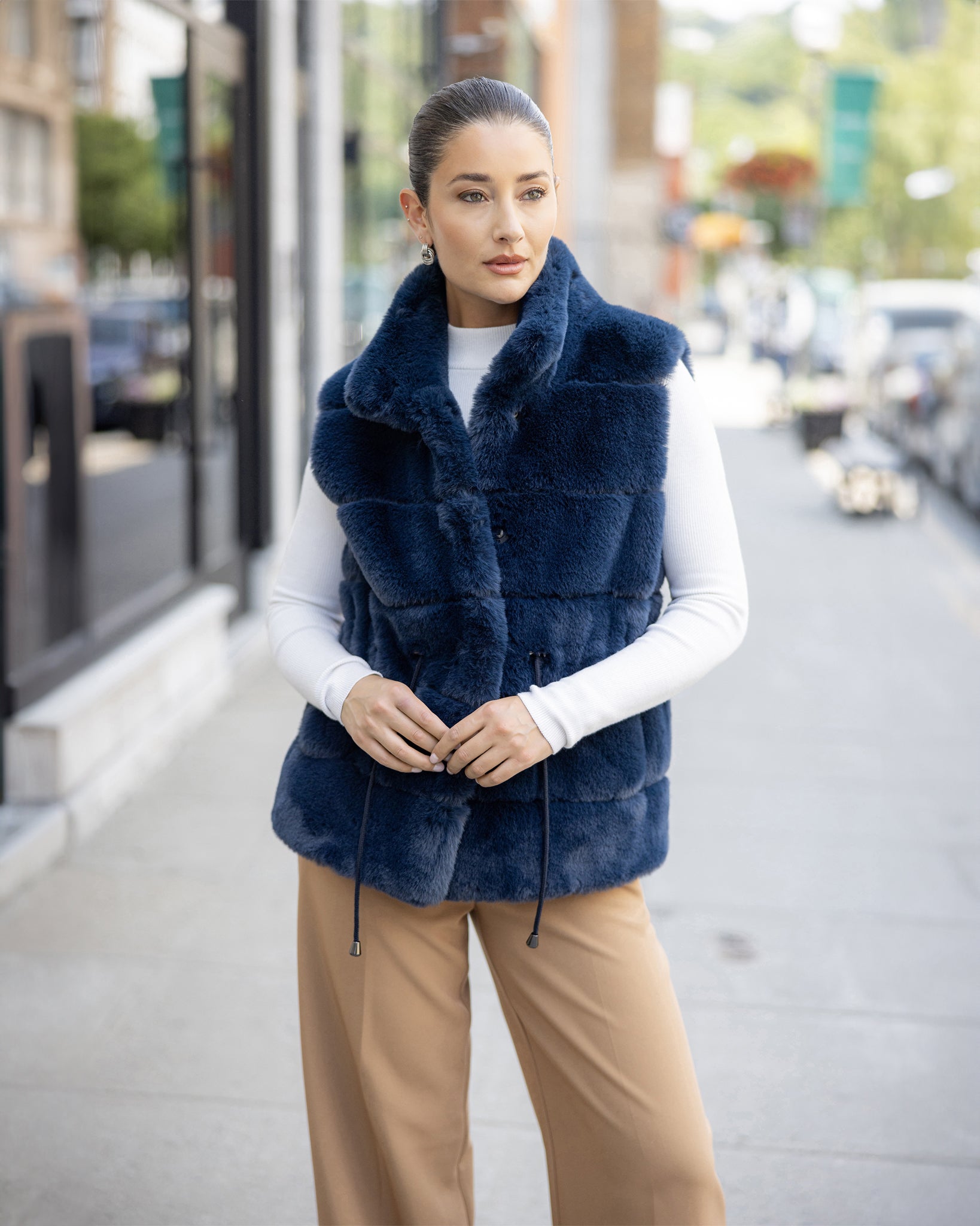 FUR-FREE REX RABBIT (FAUX FUR) VEST