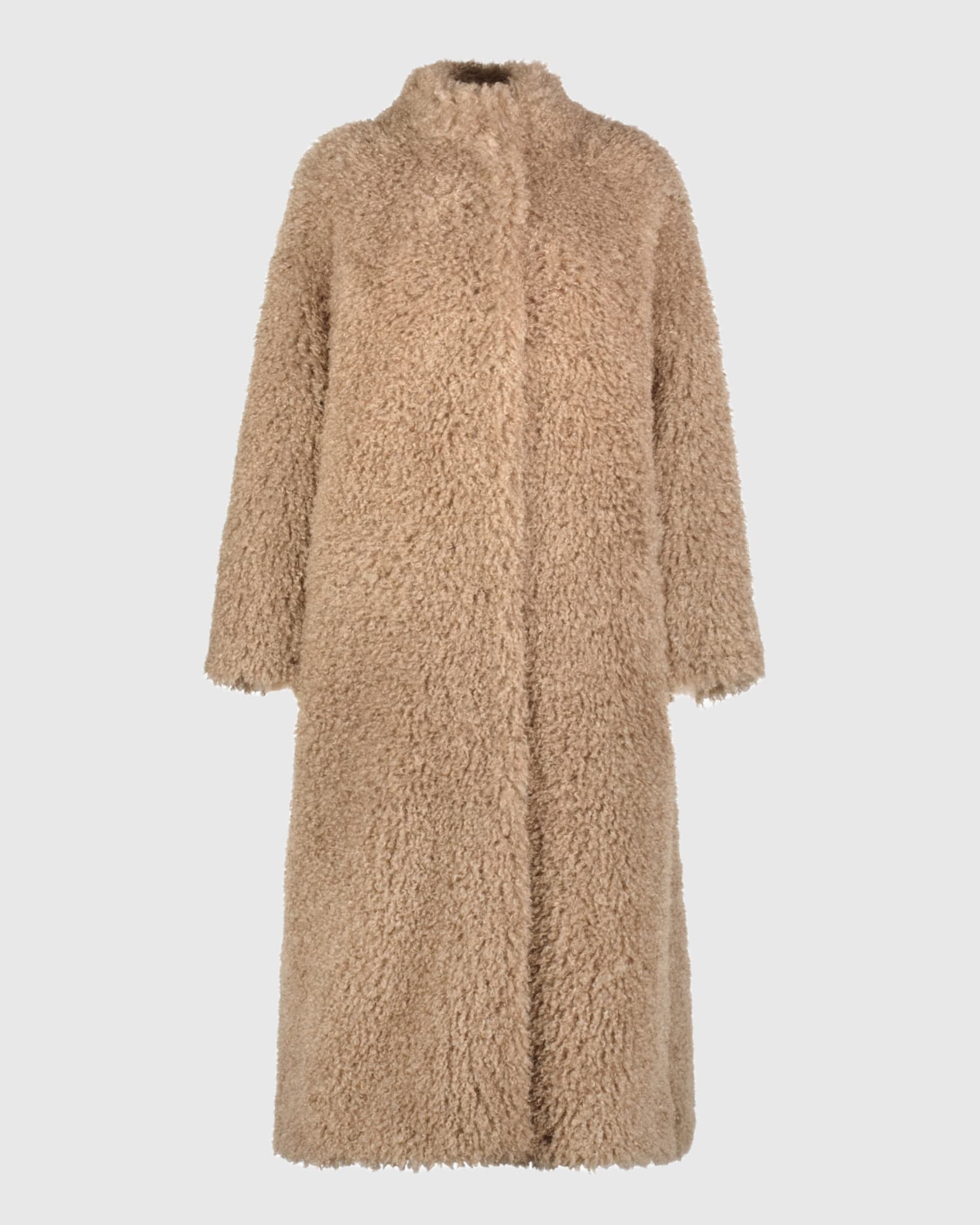 FUR-FREE CASHMERE GOAT (FAUX FUR) COAT