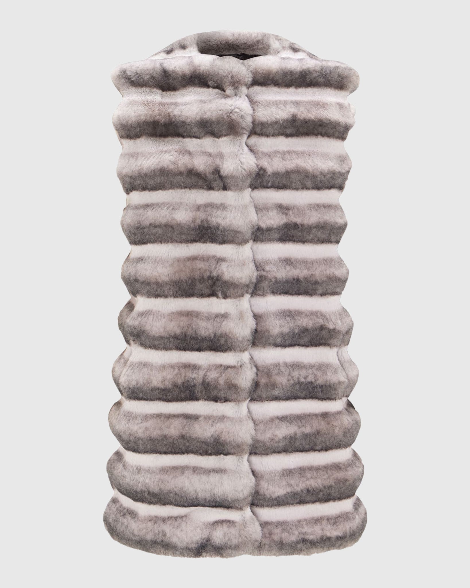 FUR-FREE CHINCHILLA (FAUX FUR) VEST
