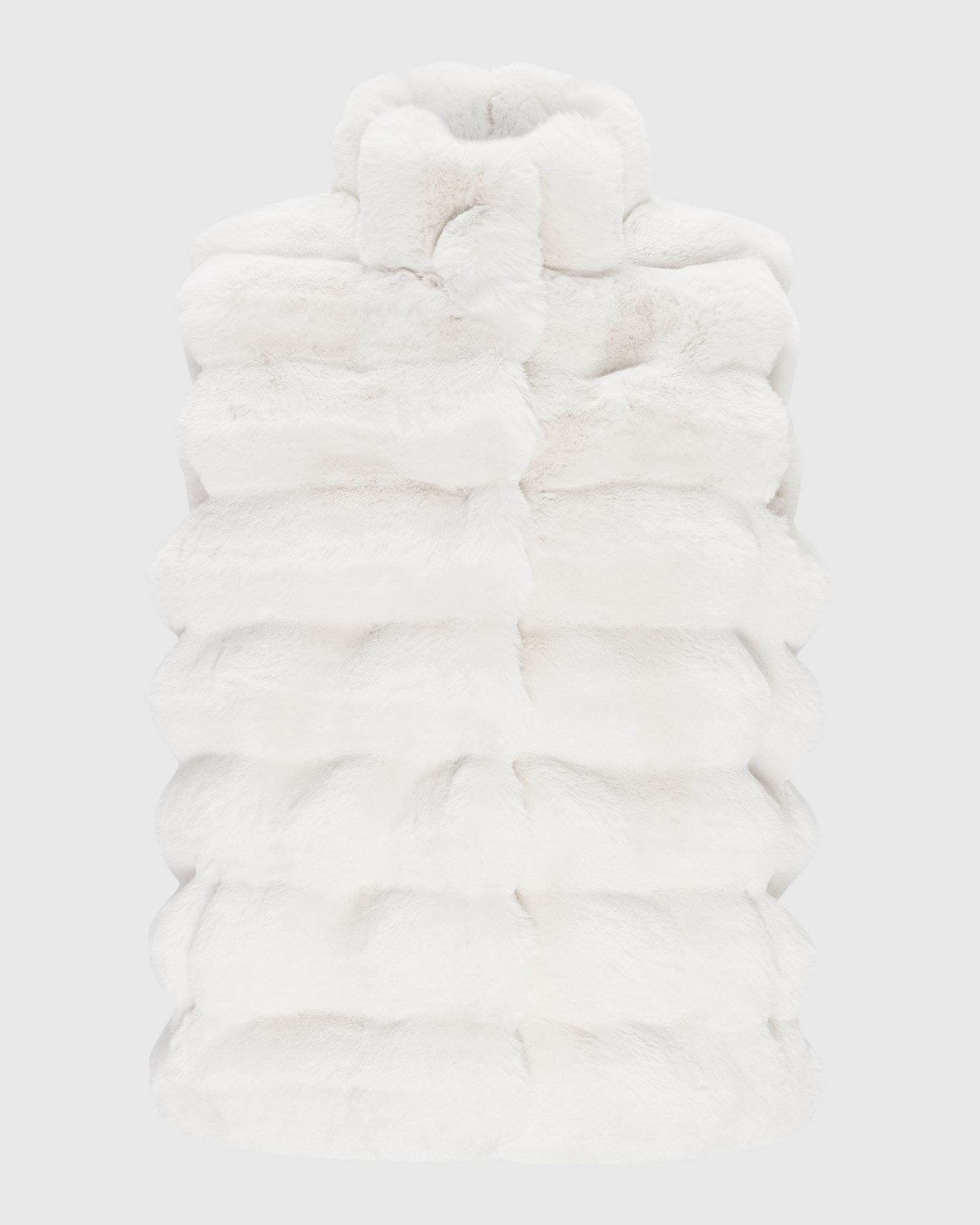 FUR-FREE CHINCHILLA (FAUX FUR) VEST
