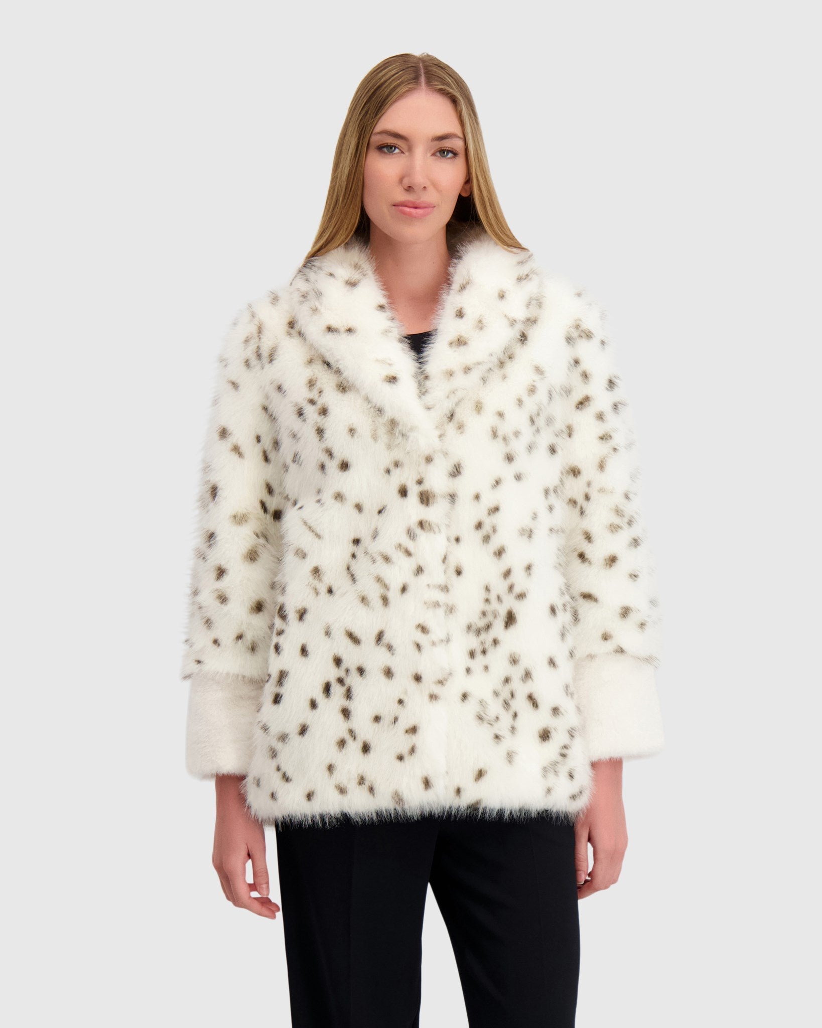 FUR-FREE FOX AND MINK (FAUX FUR) JACKET