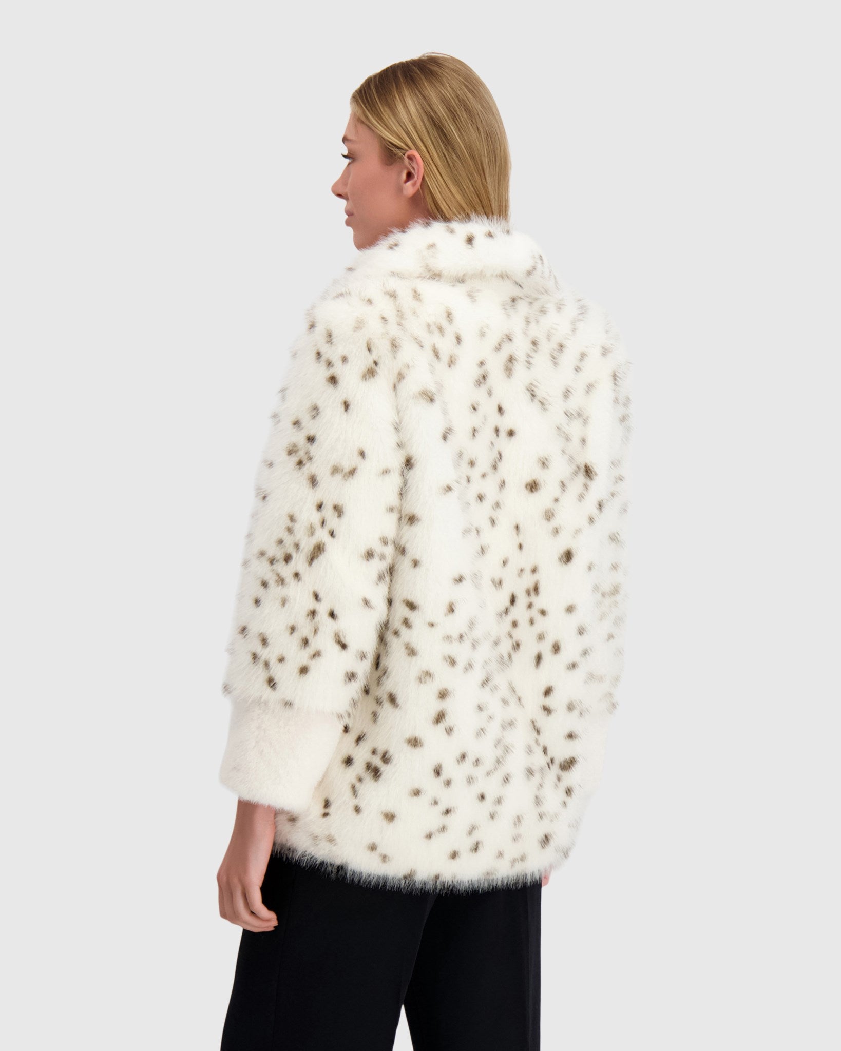 FUR-FREE FOX AND MINK (FAUX FUR) JACKET