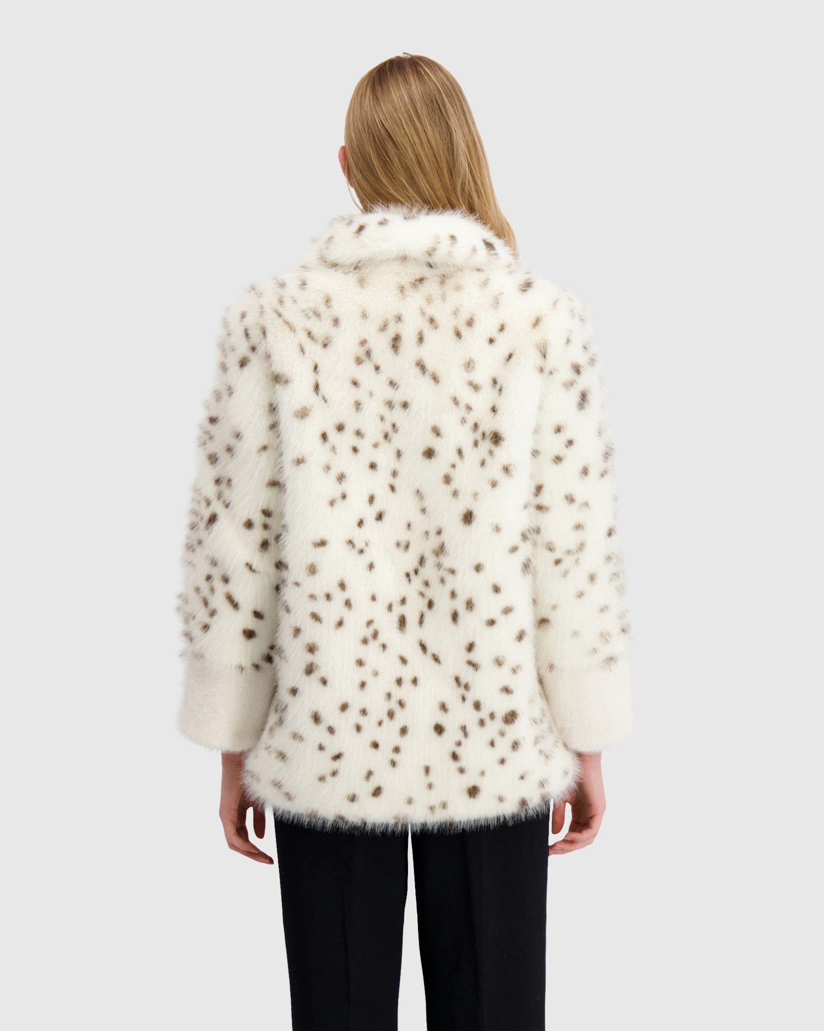 FUR-FREE FOX AND MINK (FAUX FUR) JACKET