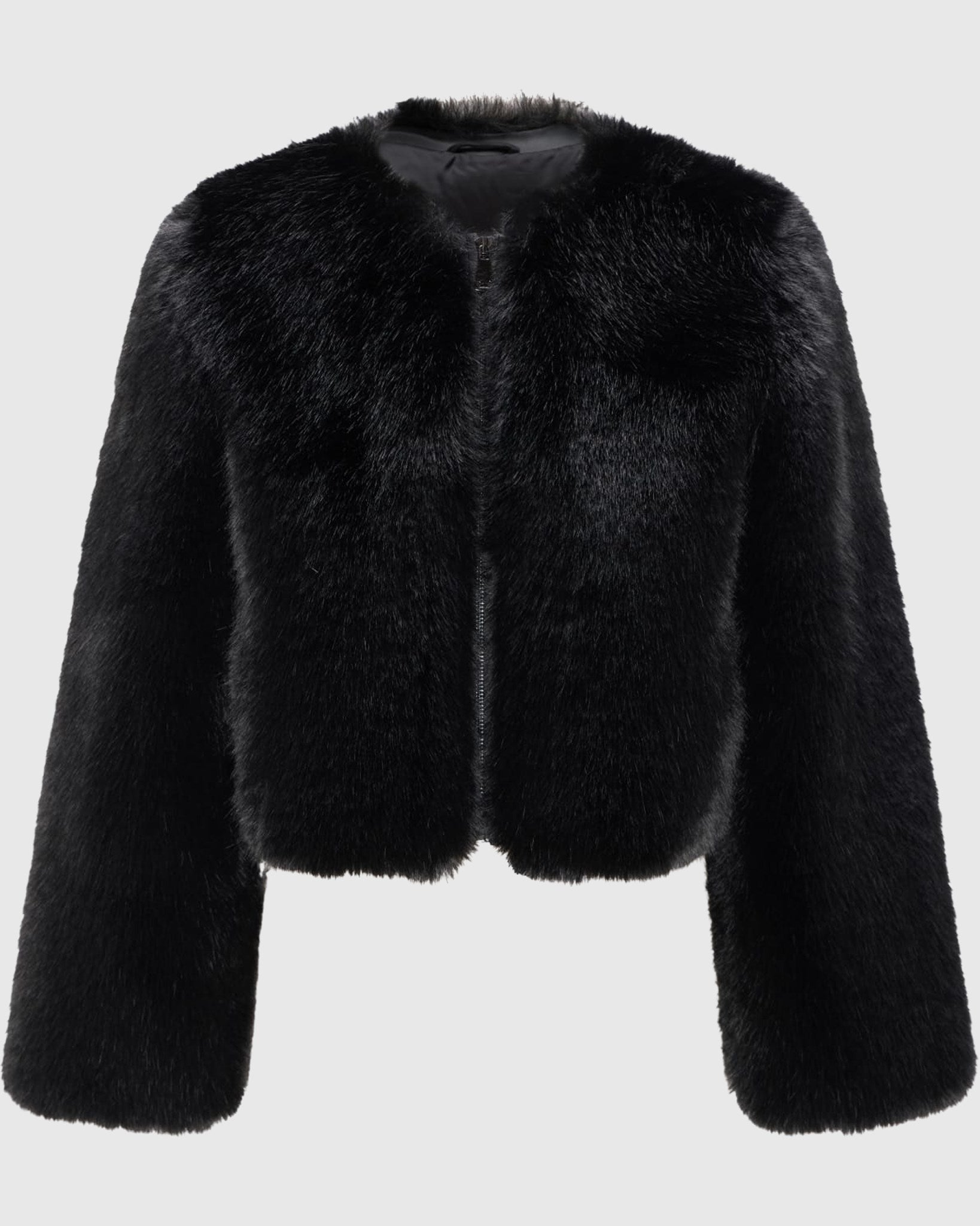FUR-FREE FOX (FAUX FUR) BOLERO