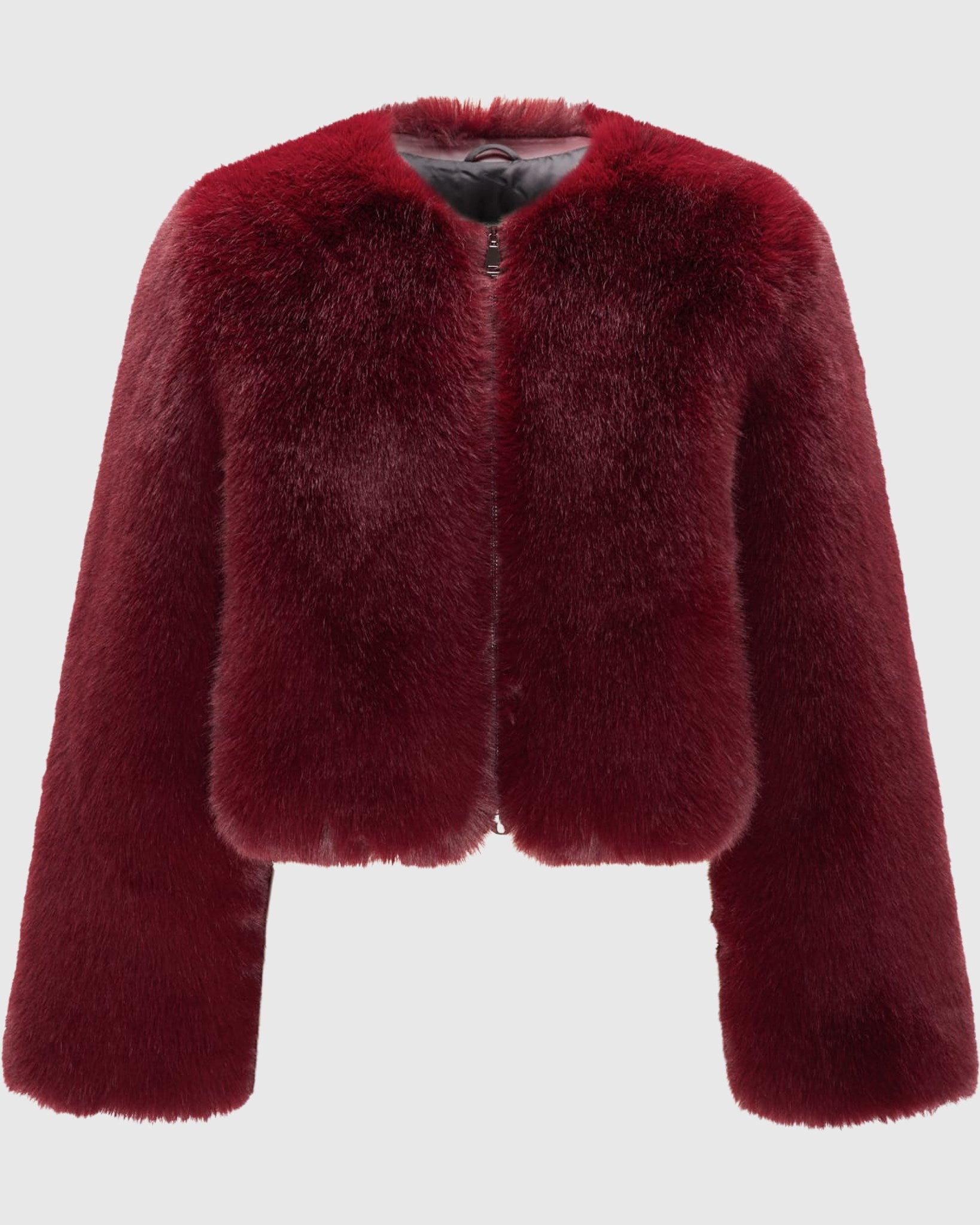 FUR-FREE FOX (FAUX FUR) BOLERO