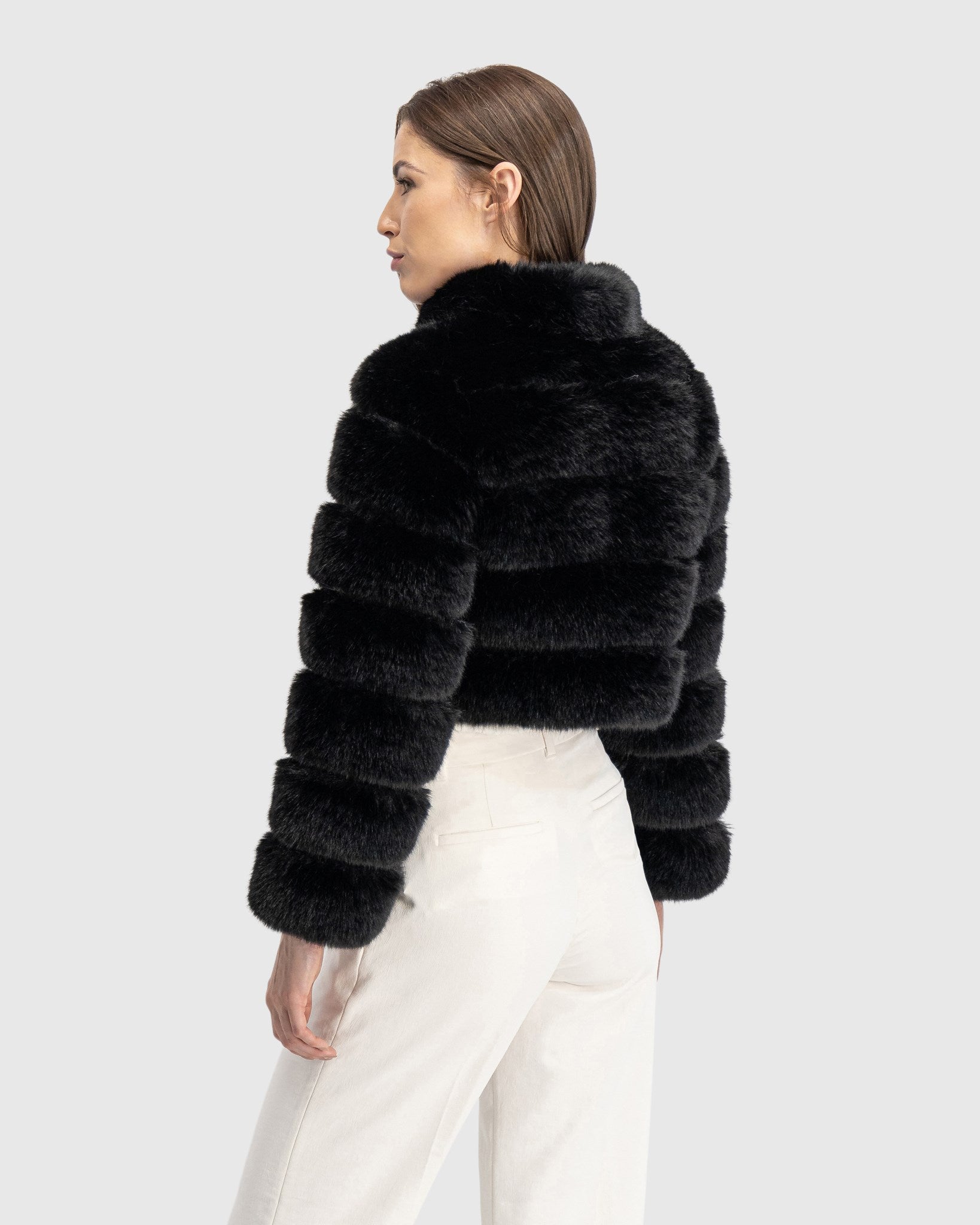 FUR-FREE FOX (FAUX FUR) BOLERO