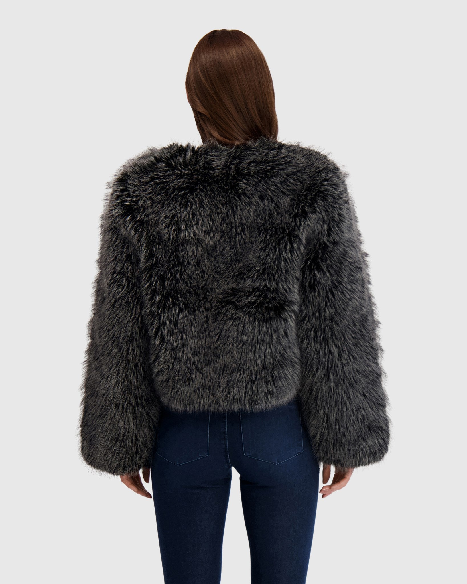FUR-FREE FOX (FAUX FUR) BOLERO