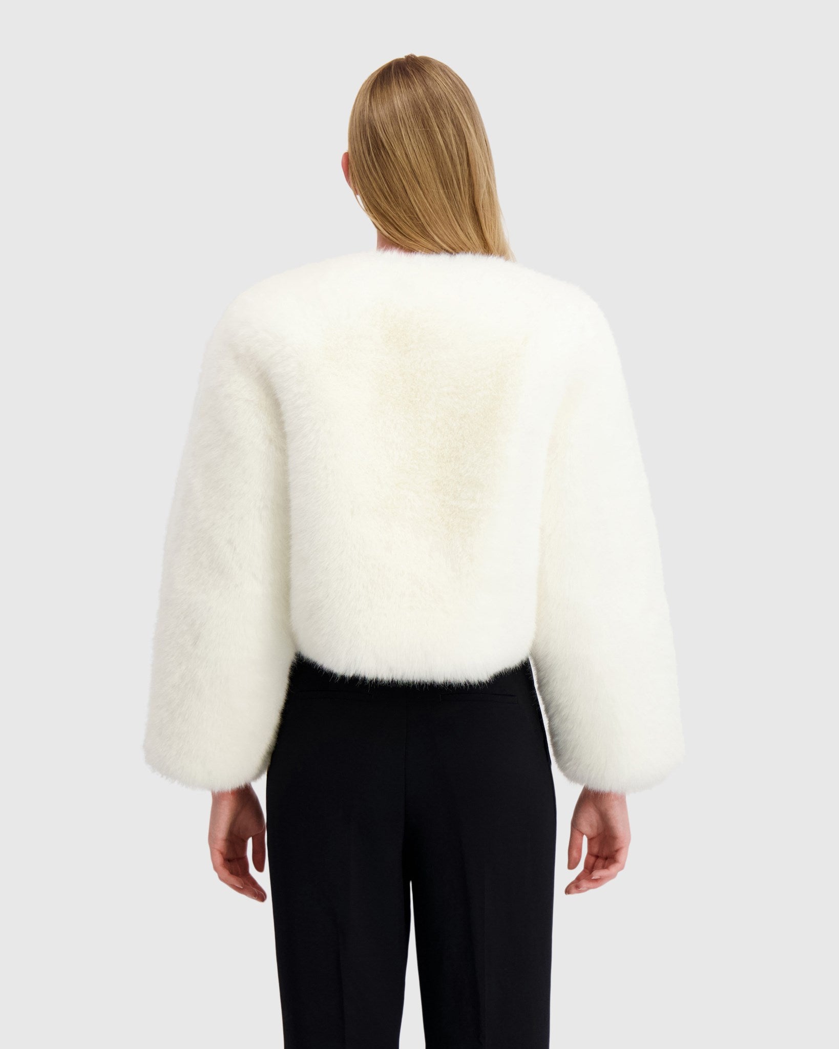 FUR-FREE FOX (FAUX FUR) BOLERO