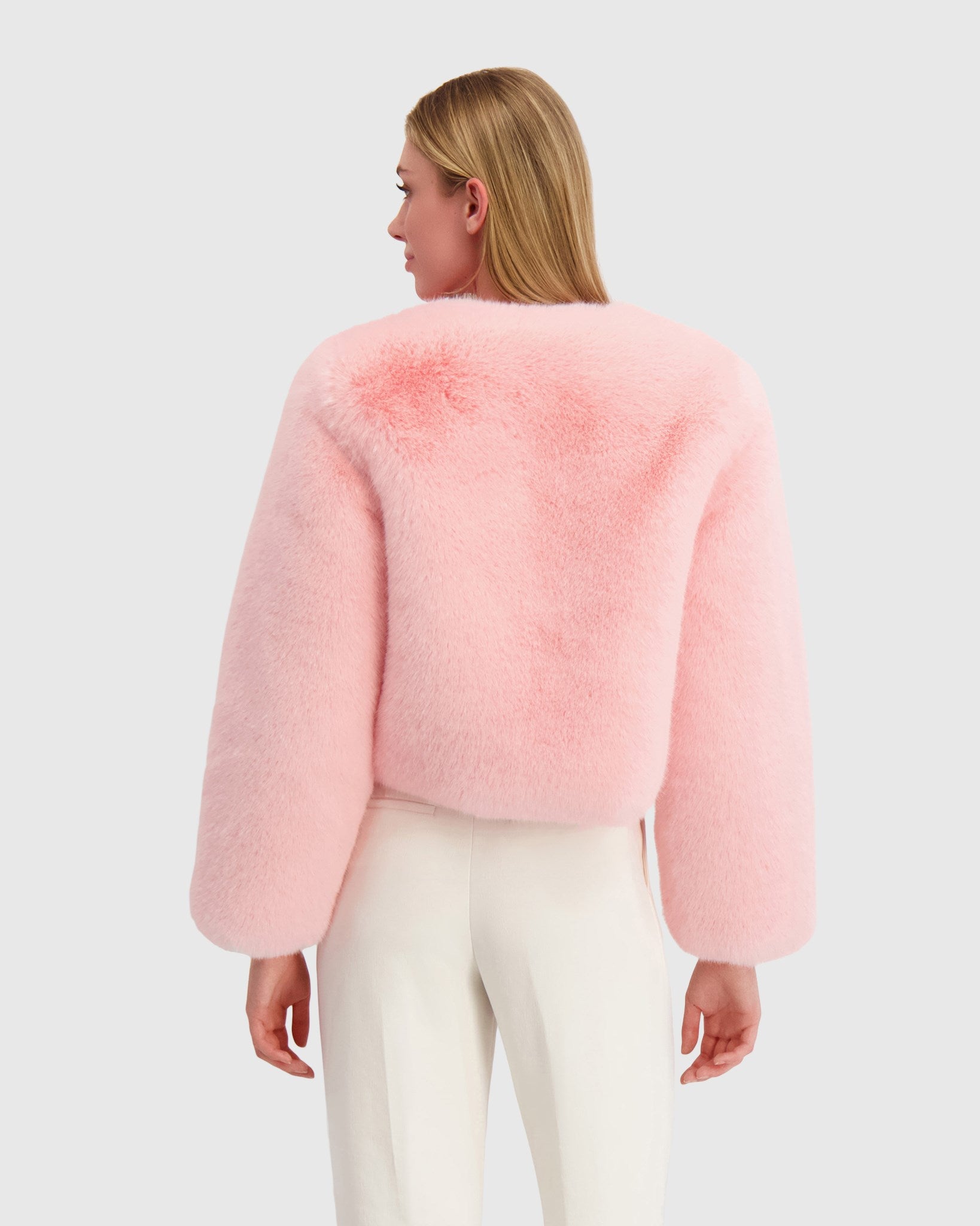 FUR-FREE FOX (FAUX FUR) BOLERO
