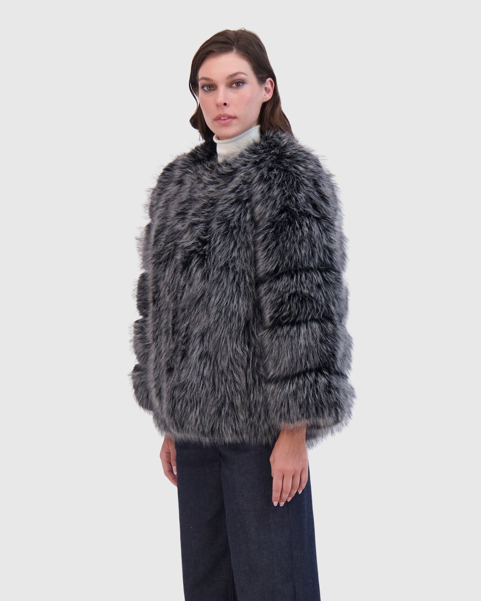FUR-FREE FOX (FAUX FUR) JACKET