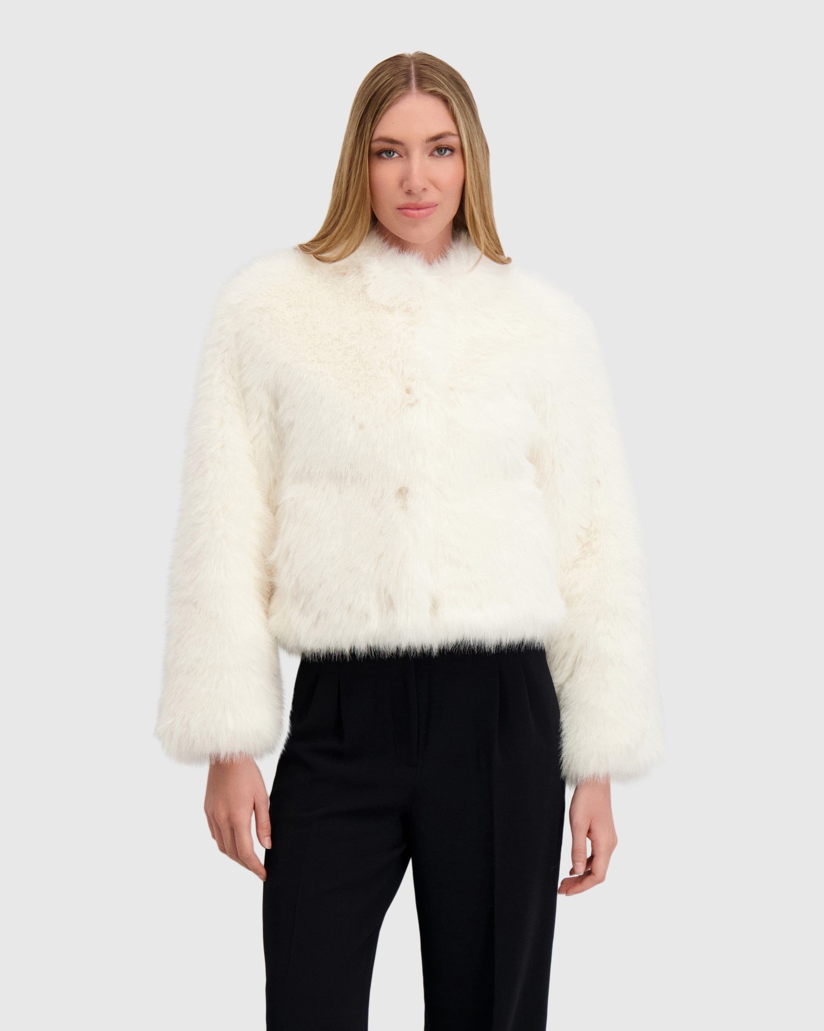 FUR-FREE FOX (FAUX FUR) JACKET
