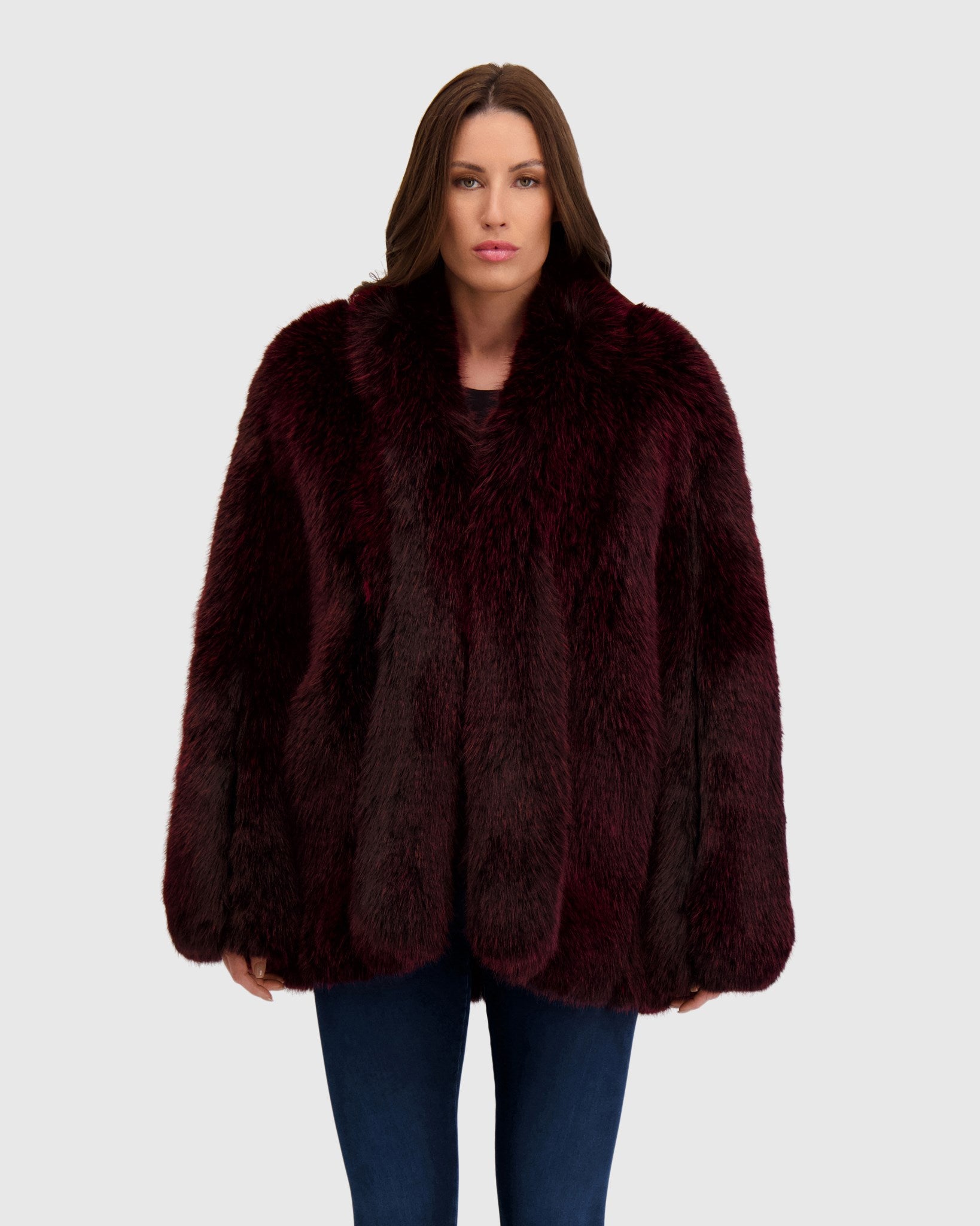 FUR-FREE FOX (FAUX FUR) JACKET