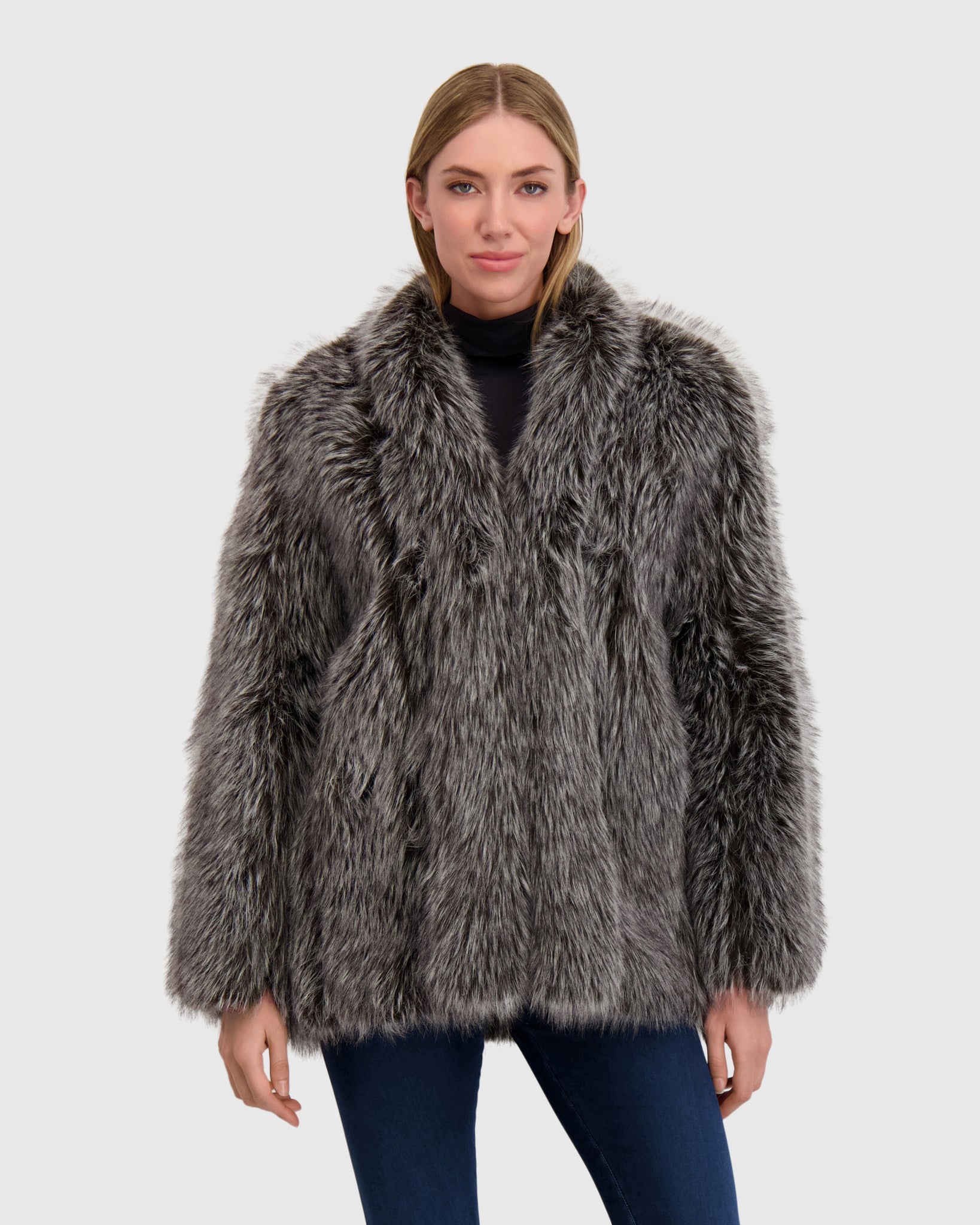 FUR-FREE FOX (FAUX FUR) JACKET