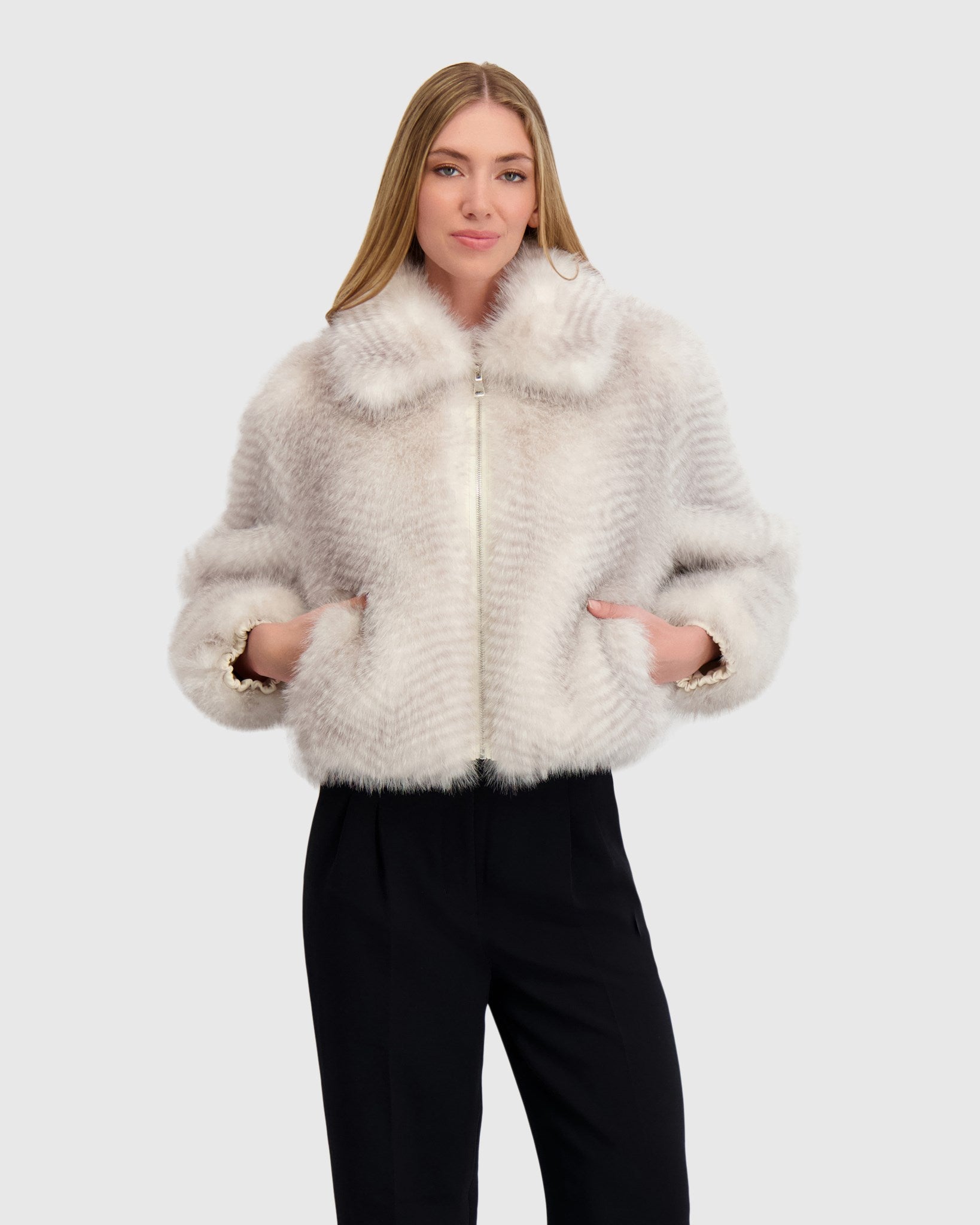 FUR-FREE FOX (FAUX FUR) JACKET
