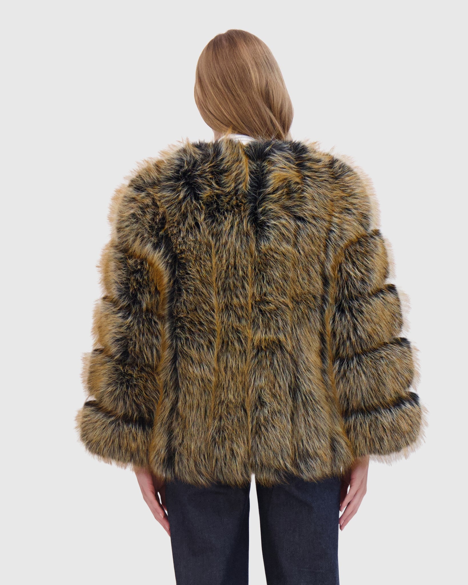 FUR-FREE FOX (FAUX FUR) JACKET