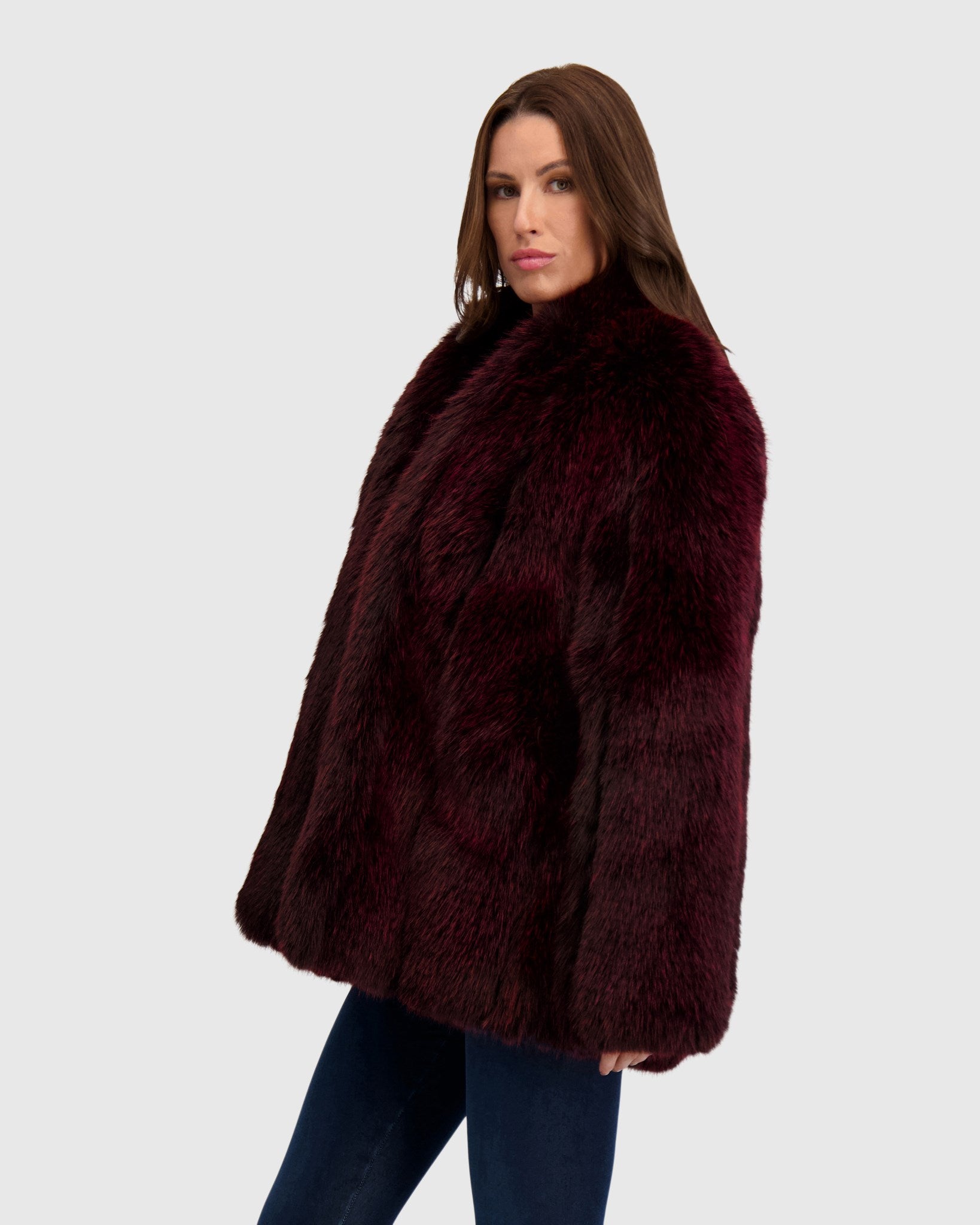 FUR-FREE FOX (FAUX FUR) JACKET