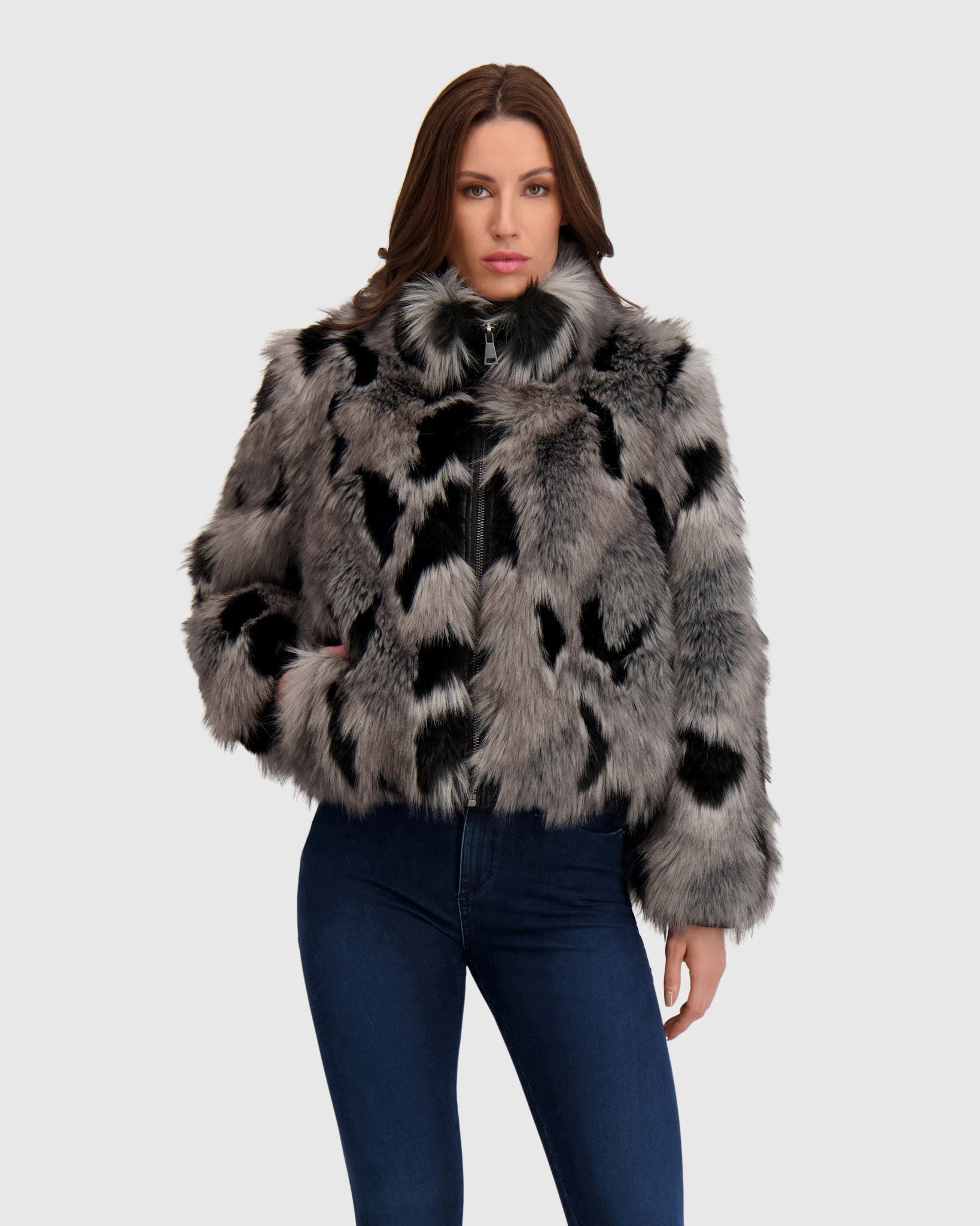 FUR-FREE FOX (FAUX FUR) JACKET