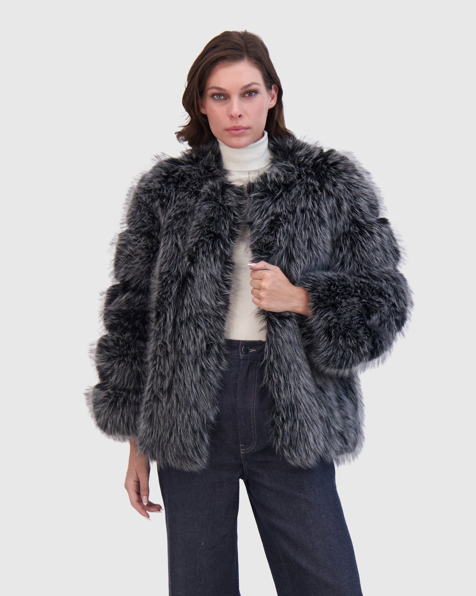 FUR-FREE FOX (FAUX FUR) JACKET