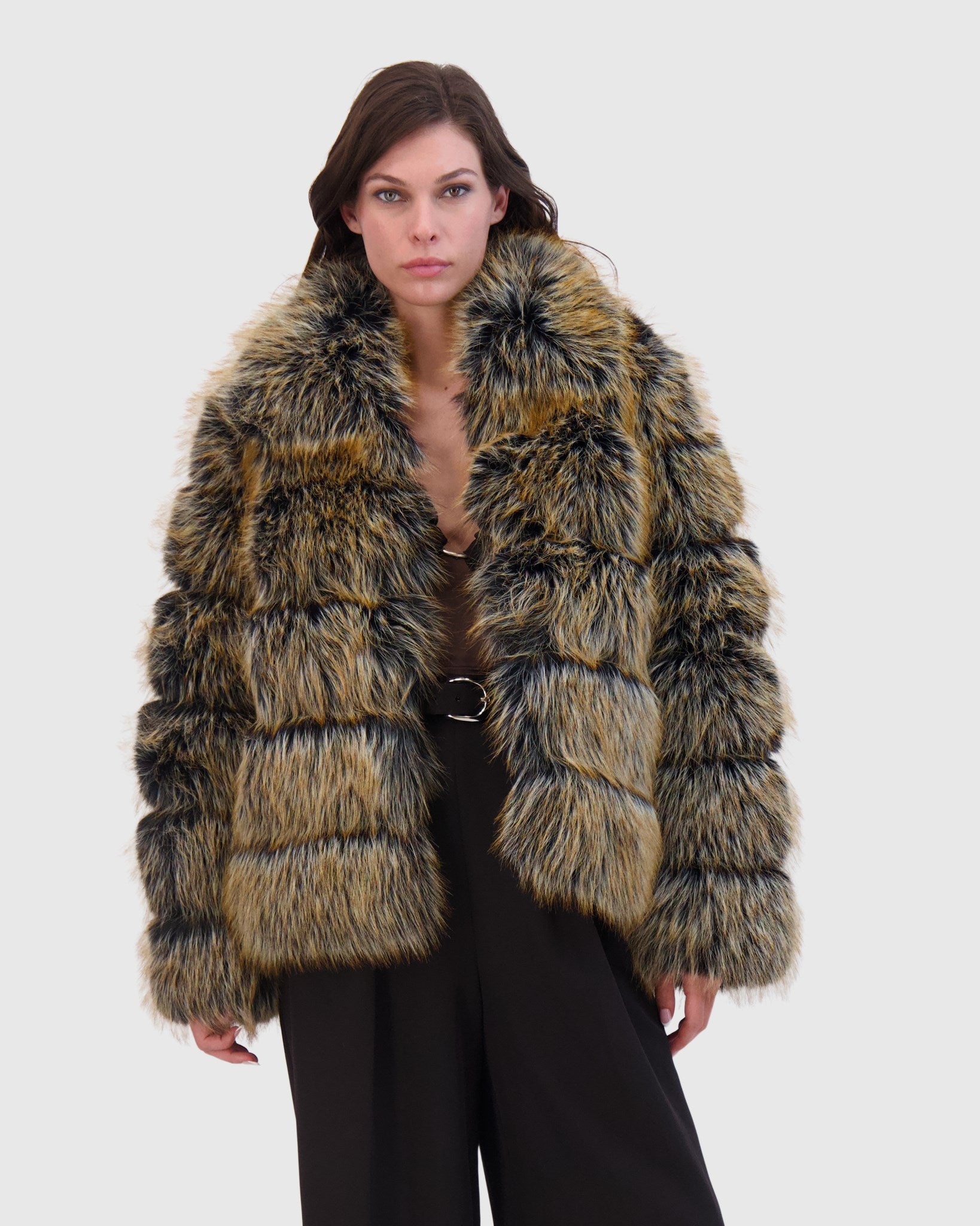 FUR-FREE FOX (FAUX FUR) JACKET