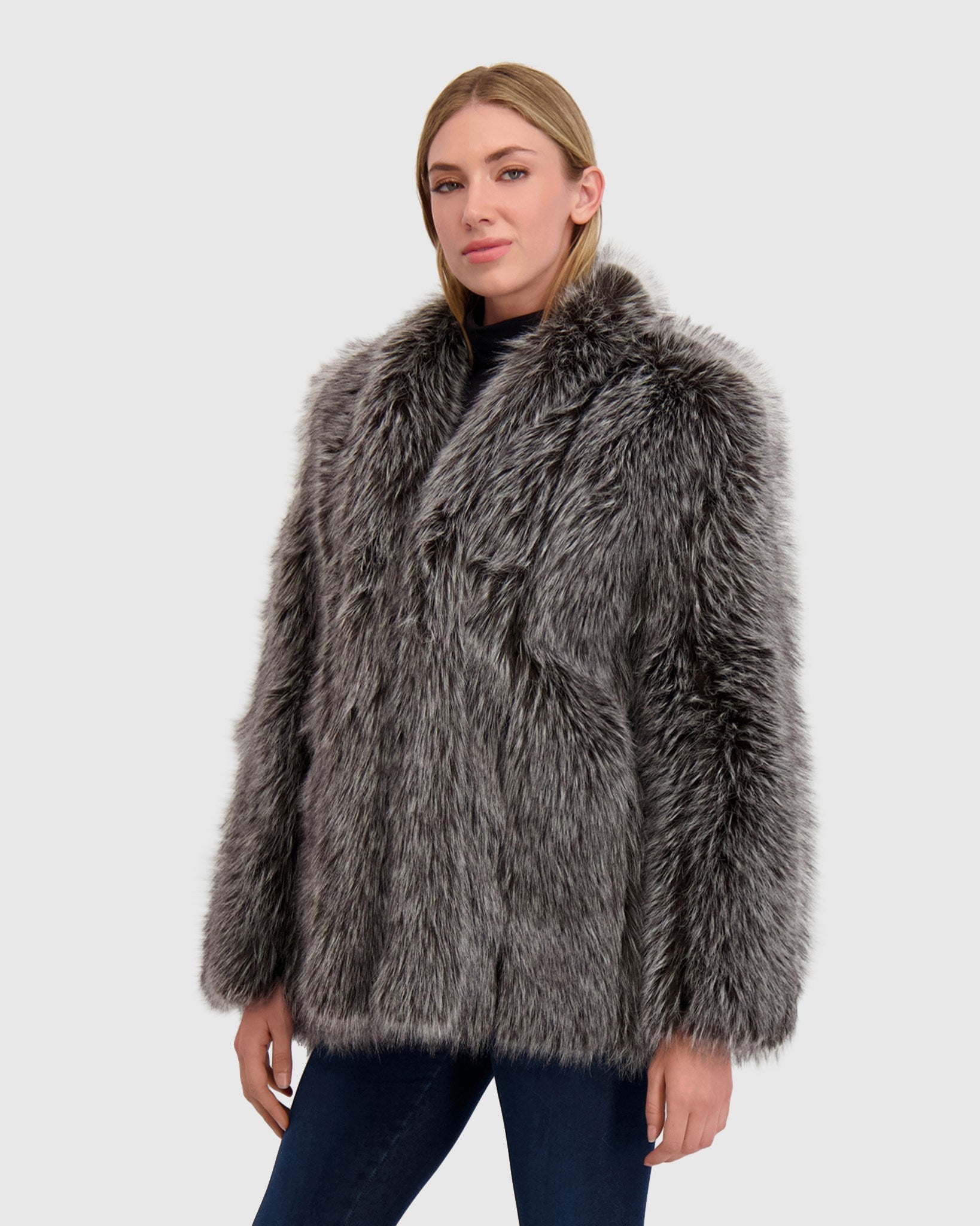 FUR-FREE FOX (FAUX FUR) JACKET