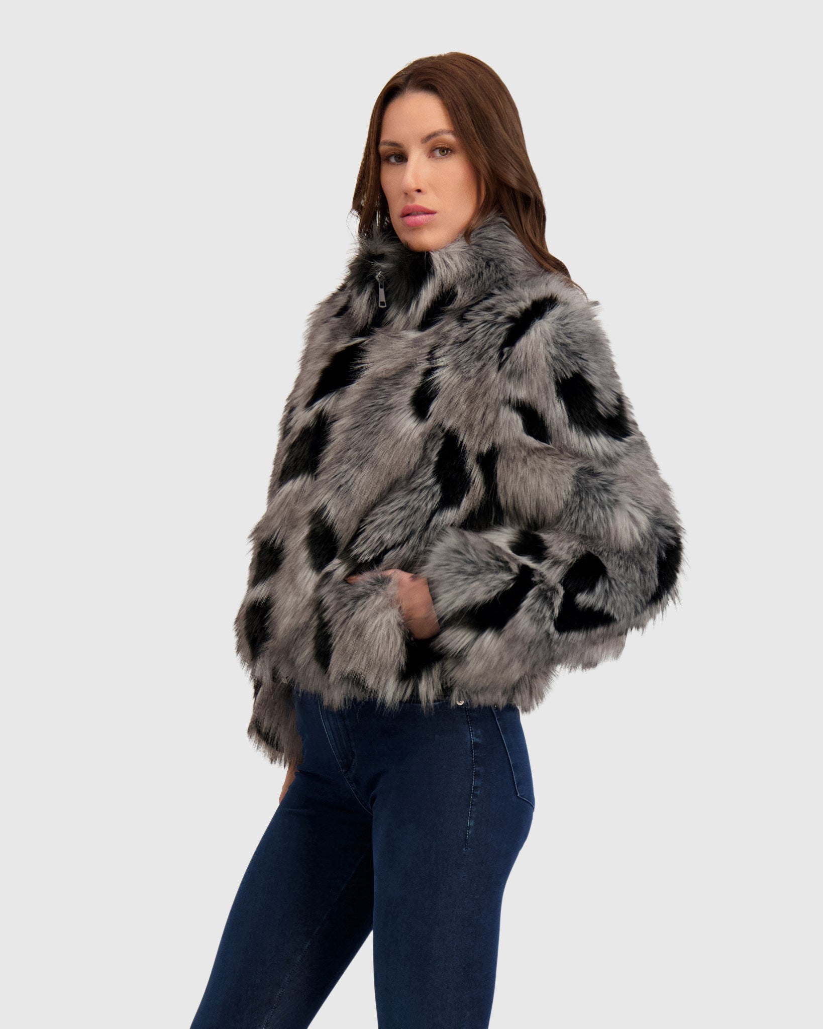 FUR-FREE FOX (FAUX FUR) JACKET