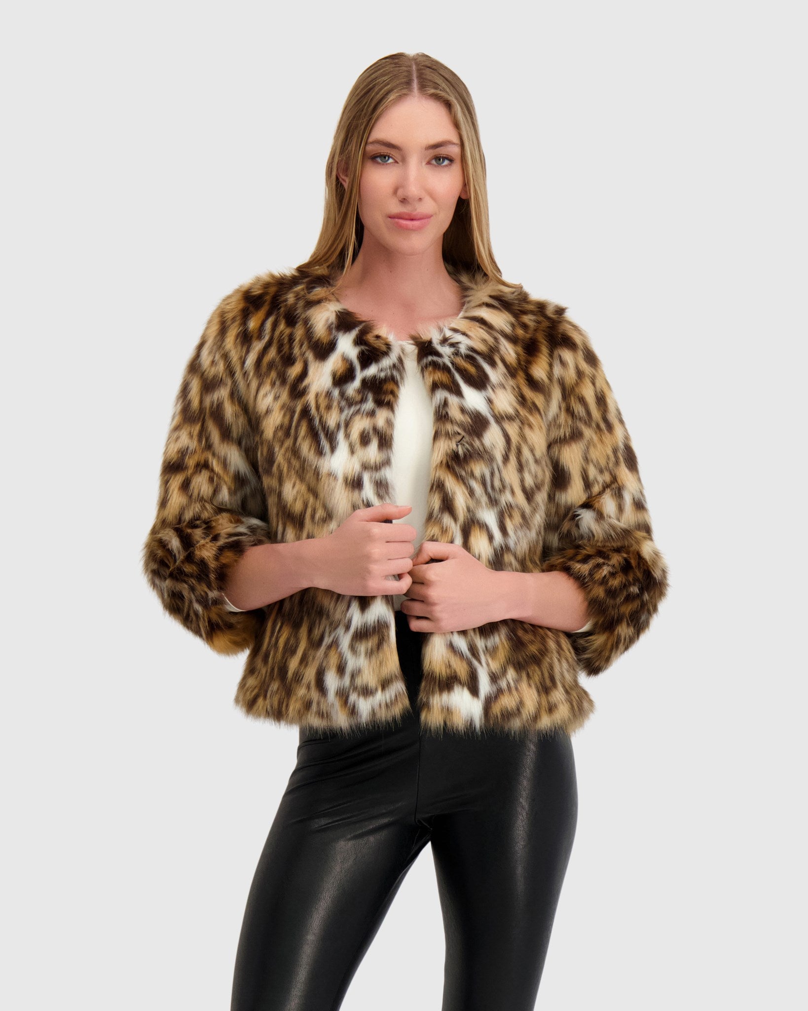 FUR-FREE FOX (FAUX FUR) JACKET
