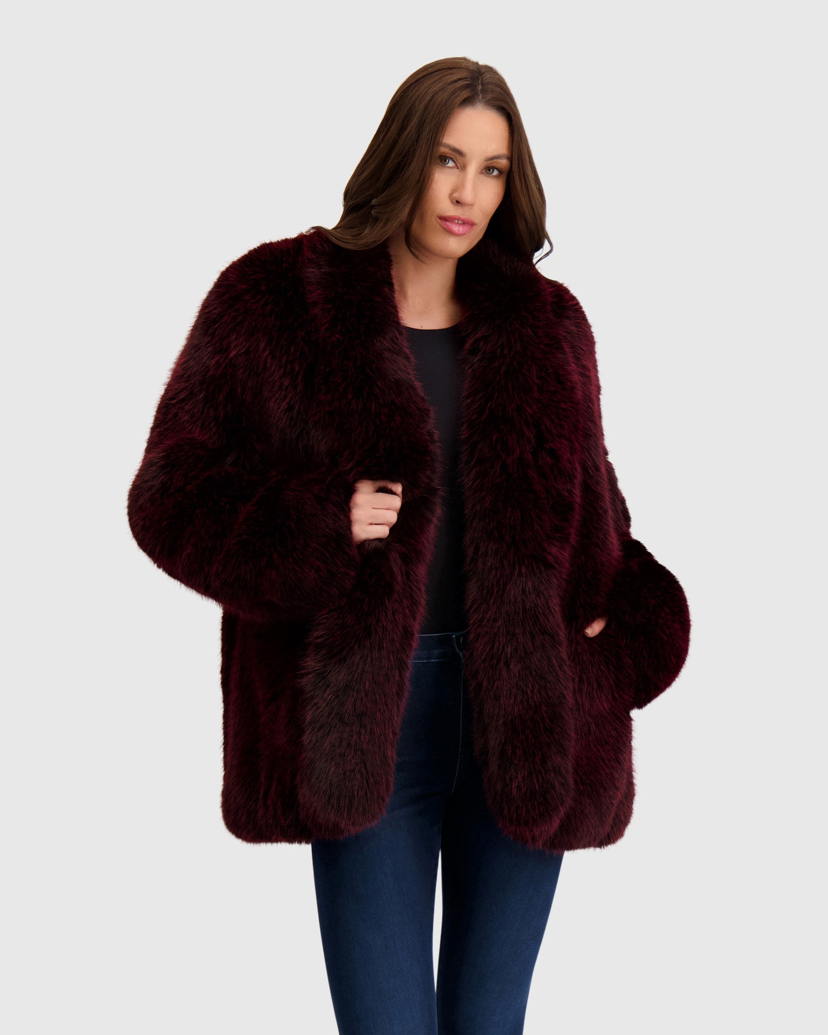 FUR-FREE FOX (FAUX FUR) JACKET
