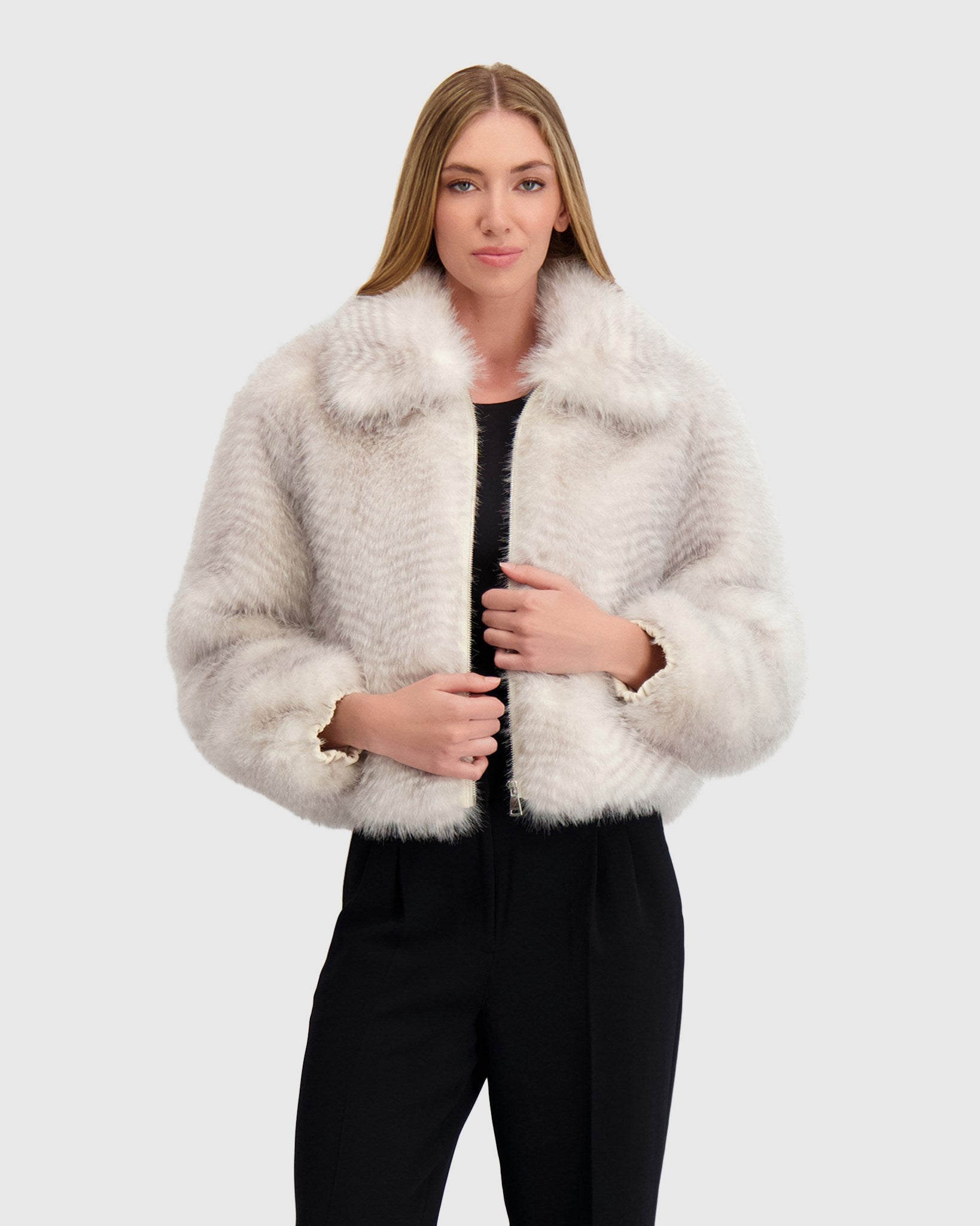 FUR-FREE FOX (FAUX FUR) JACKET