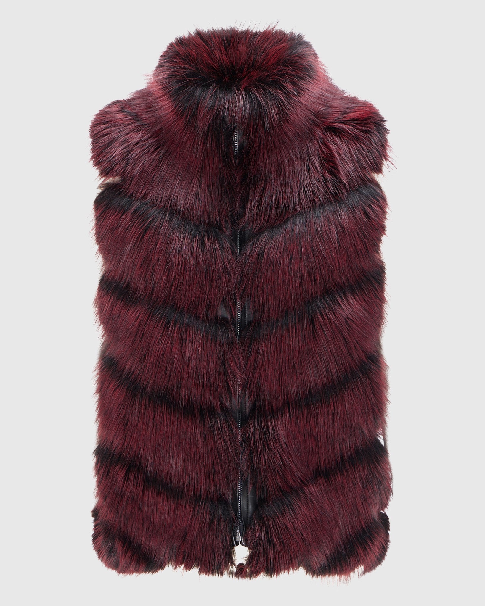 FUR-FREE FOX (FAUX FUR) REVERSIBLE VEST