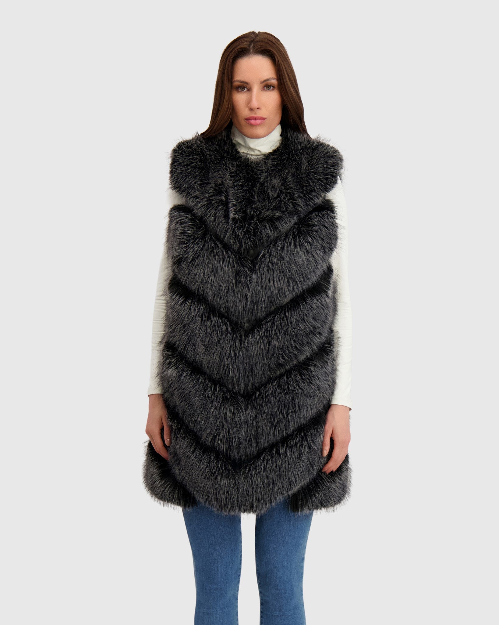 FUR-FREE FOX (FAUX FUR) VEST