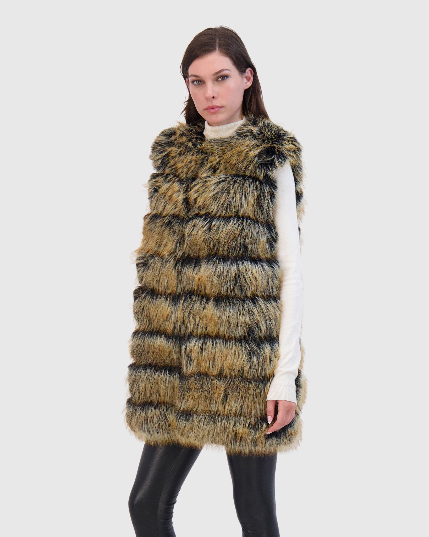 FUR-FREE FOX (FAUX FUR) VEST