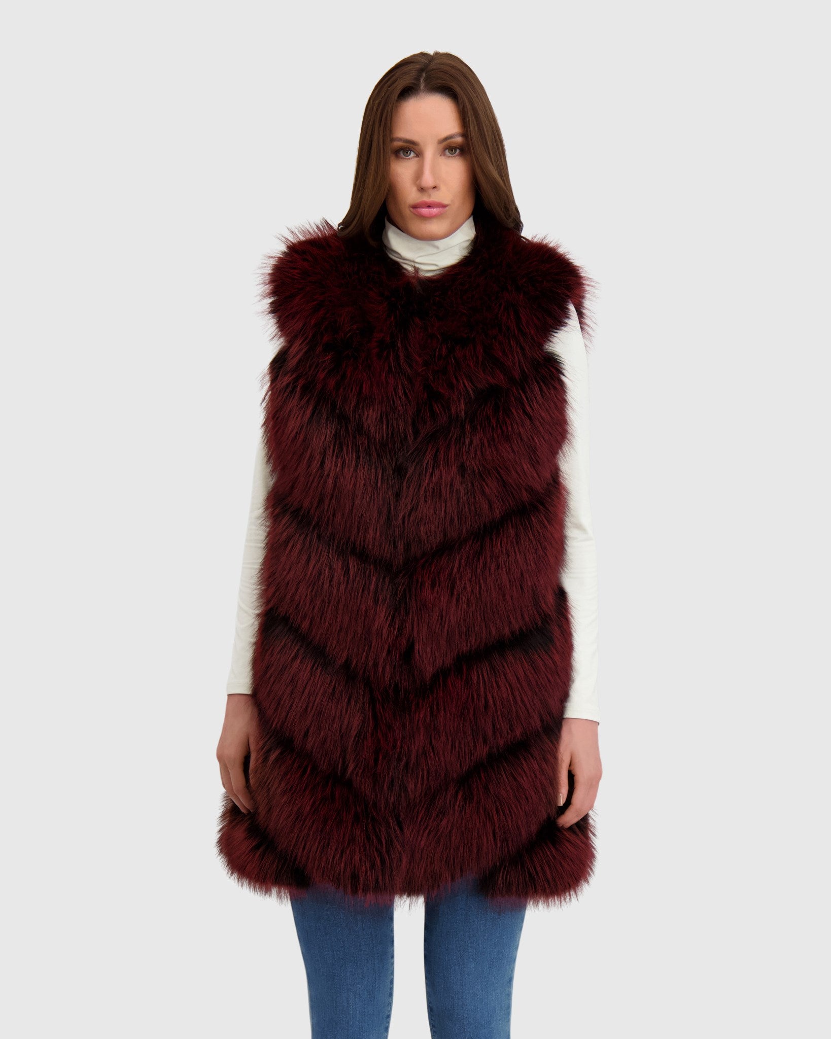 FUR-FREE FOX (FAUX FUR) VEST