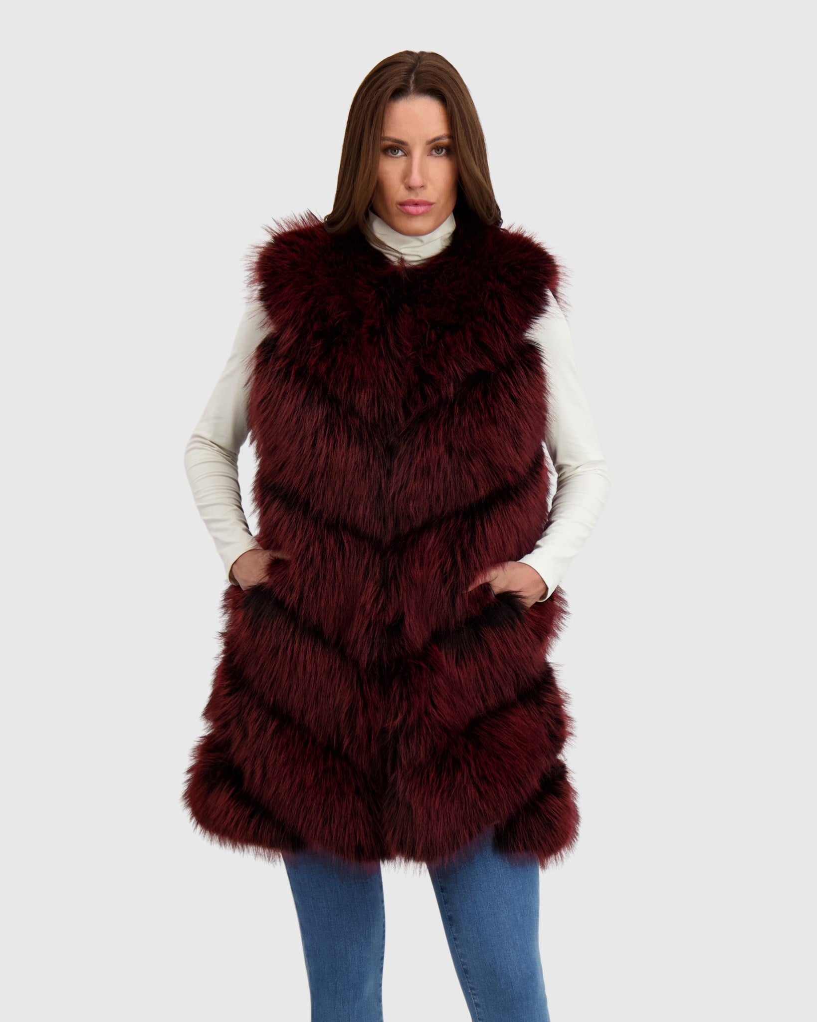 FUR-FREE FOX (FAUX FUR) VEST