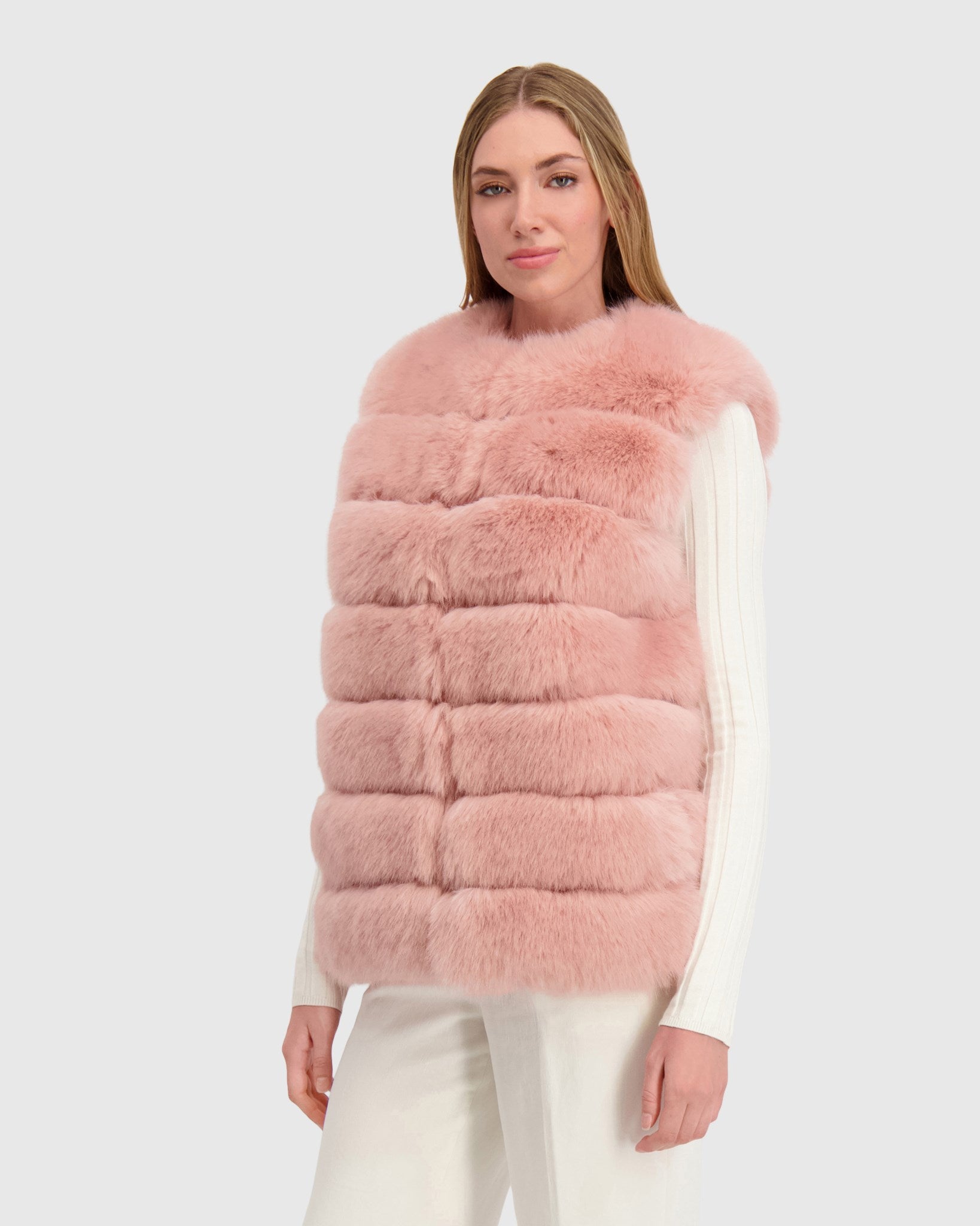 FUR-FREE FOX (FAUX FUR) VEST