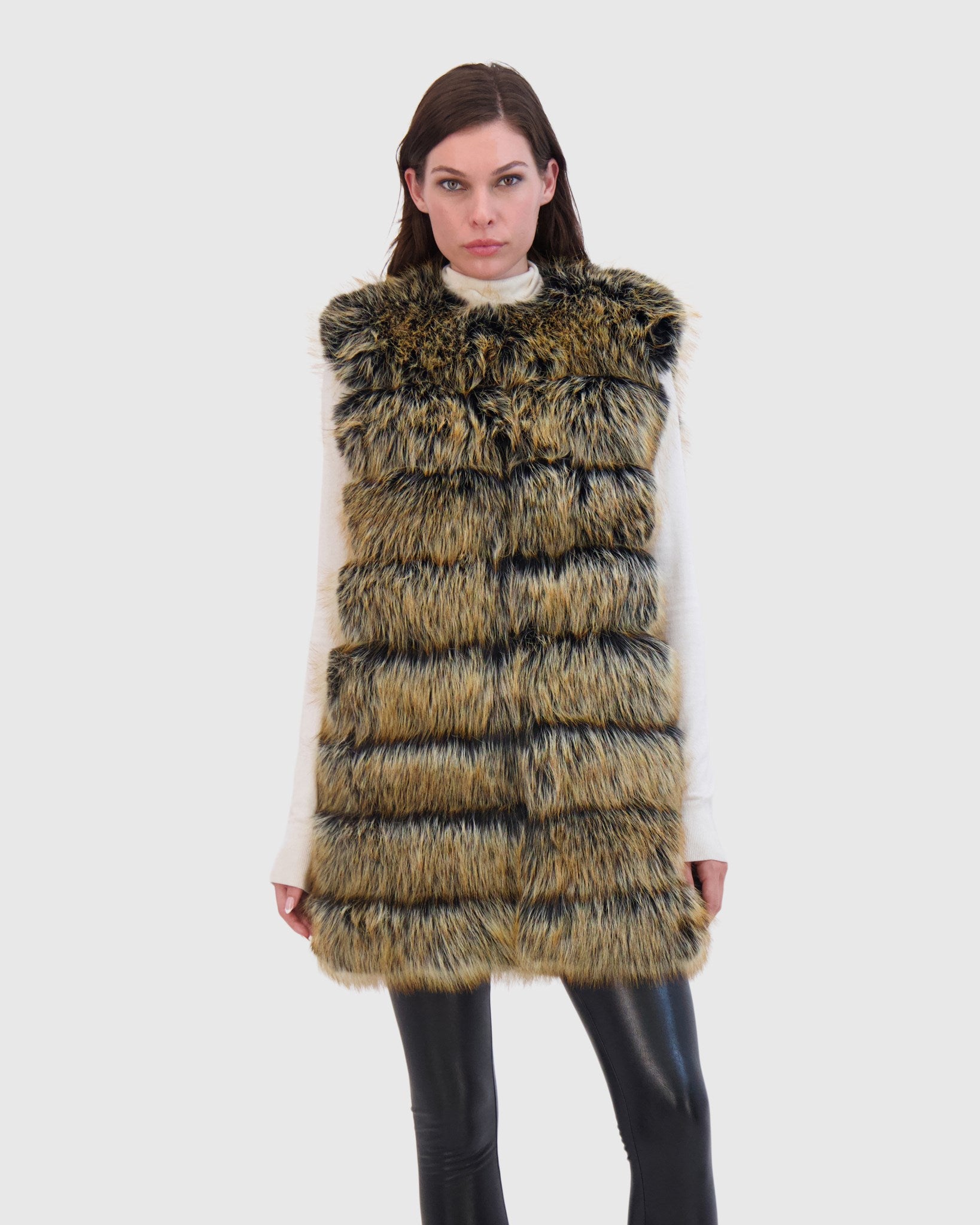 FUR-FREE FOX (FAUX FUR) VEST