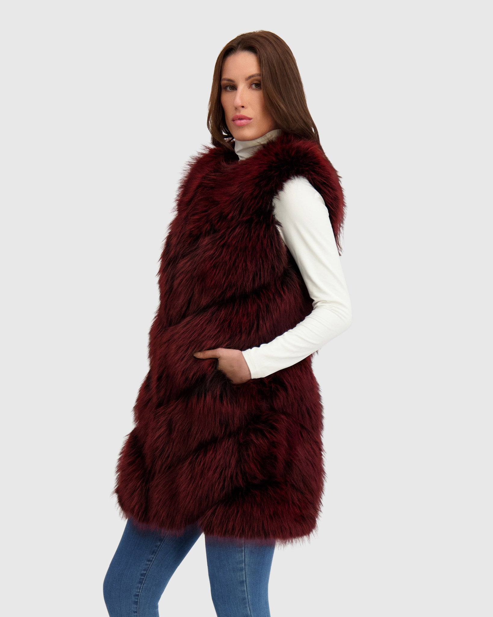 FUR-FREE FOX (FAUX FUR) VEST