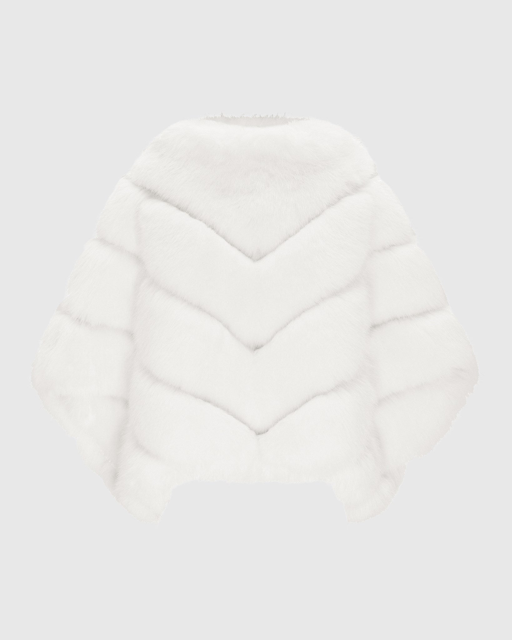 FUR-FREE FOX (FAUX FUR) CAPE