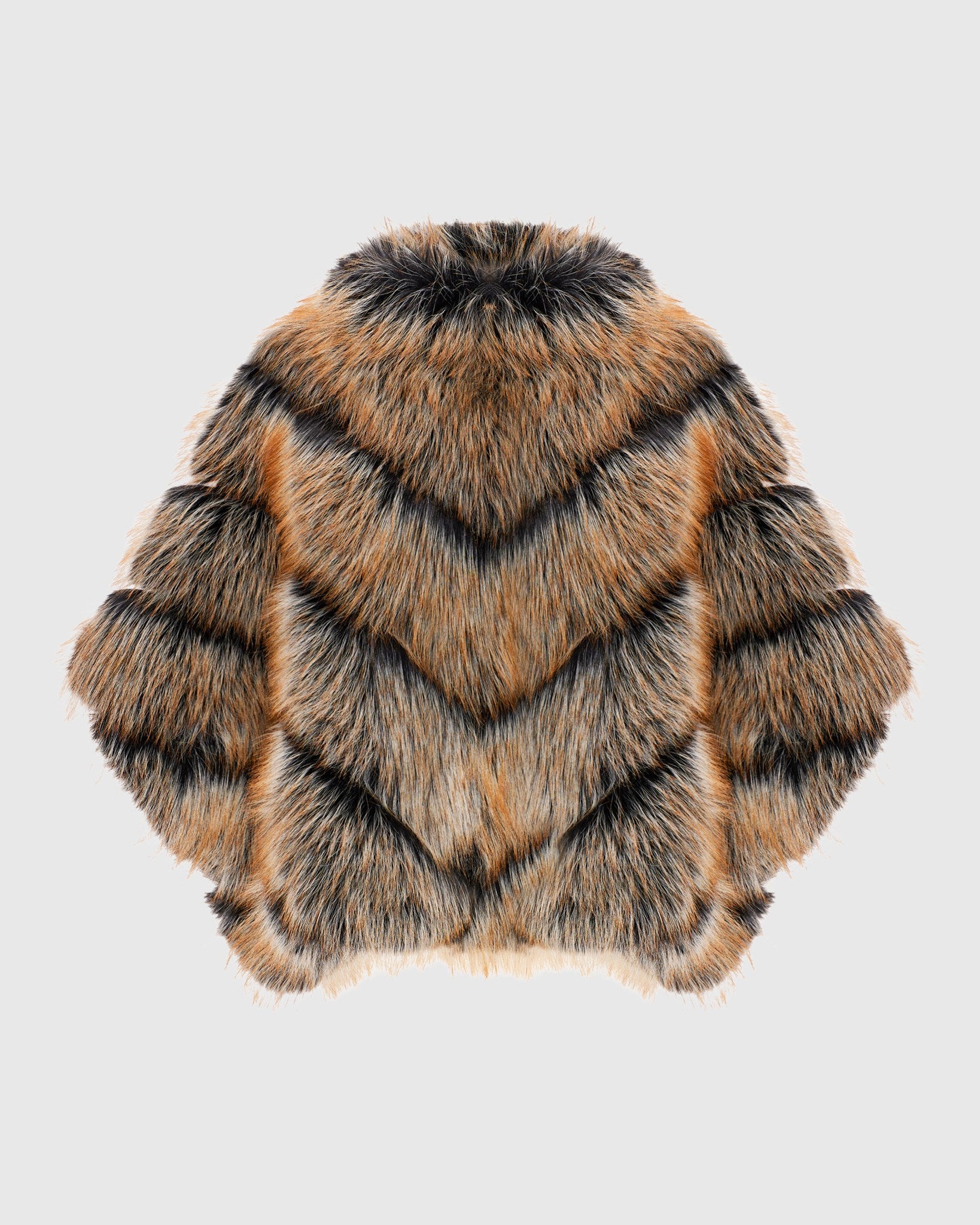 FUR-FREE FOX (FAUX FUR) CAPE
