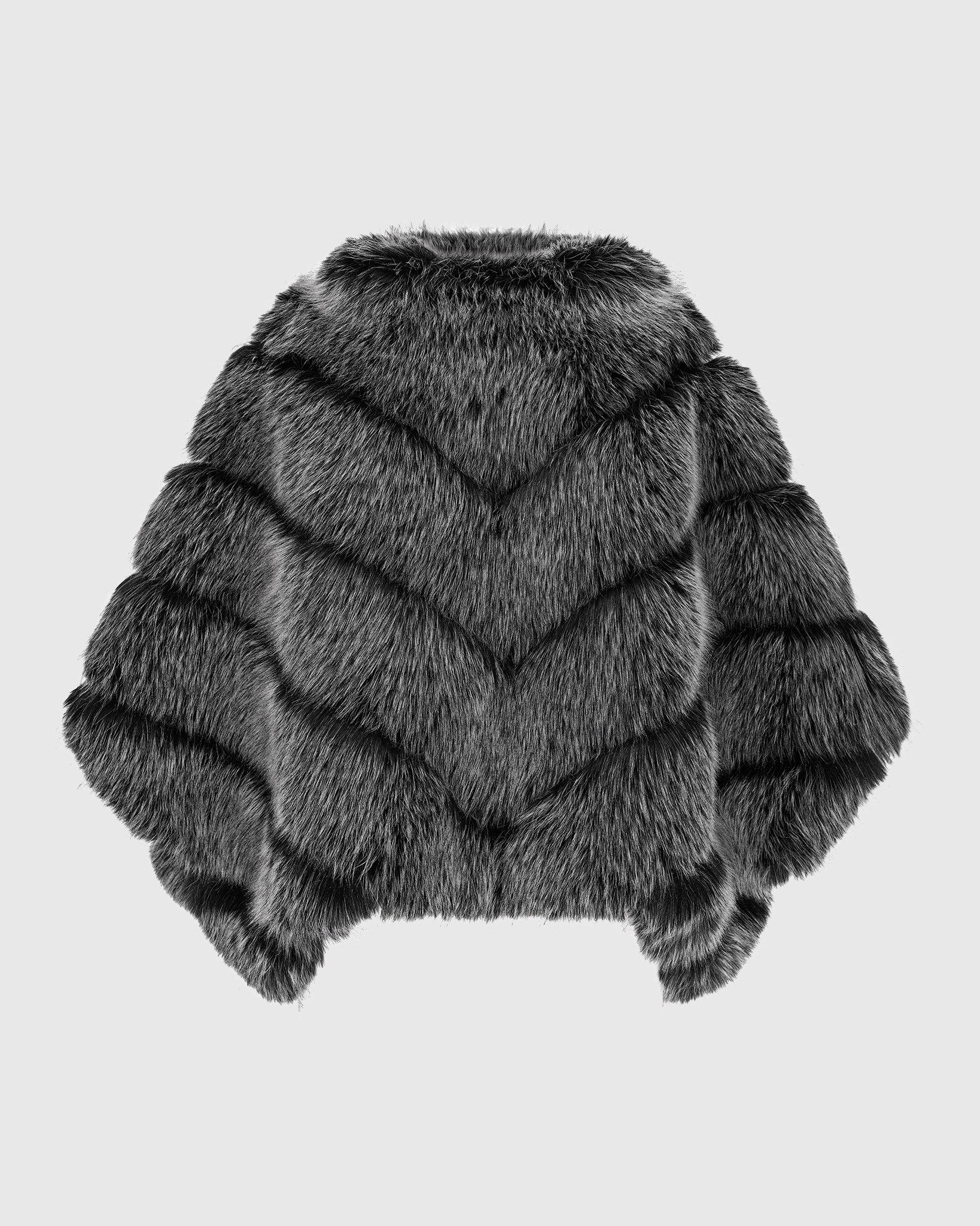 FUR-FREE FOX (FAUX FUR) CAPE