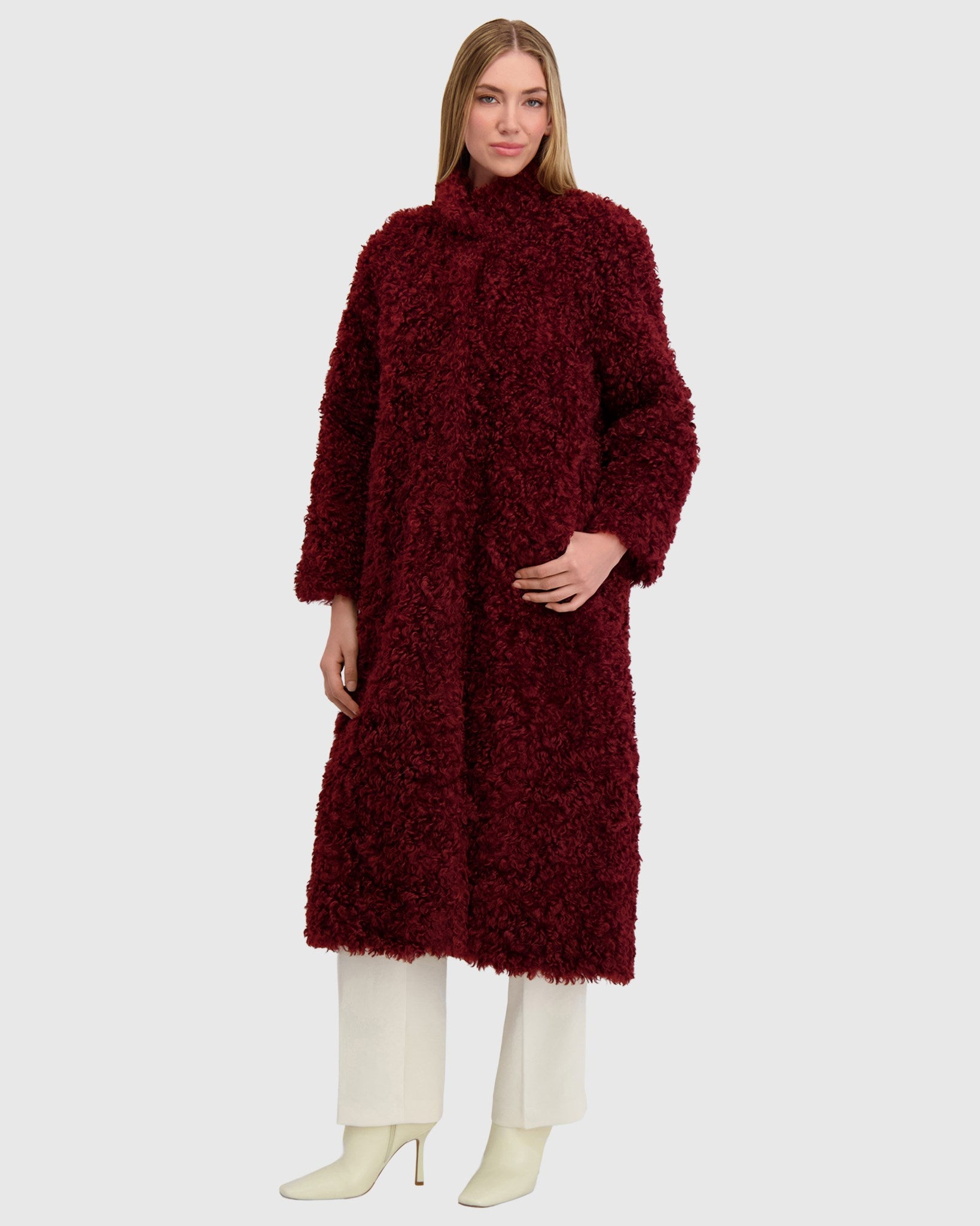 FUR-FREE LAMB (FAUX FUR) COAT