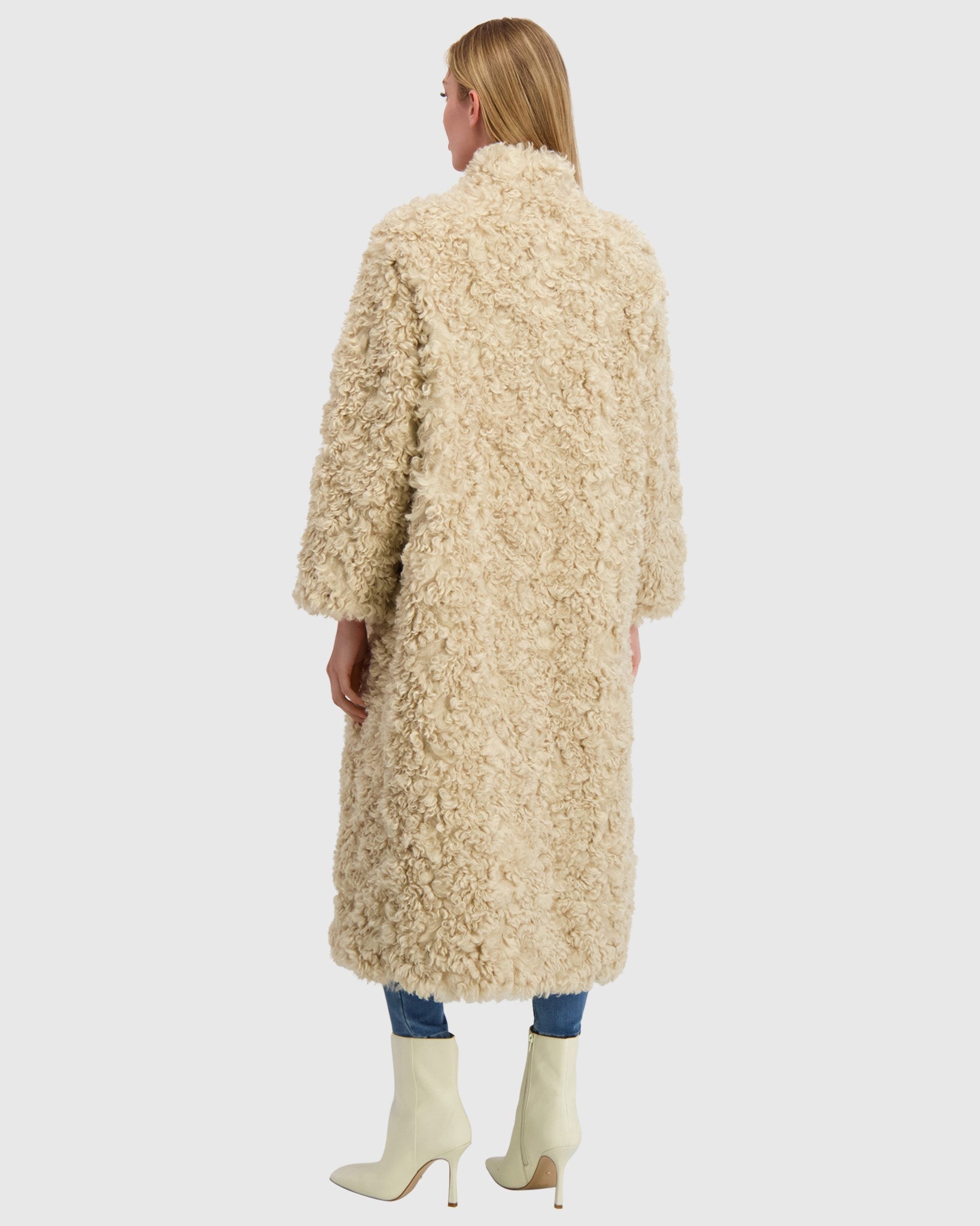 FUR-FREE LAMB (FAUX FUR) COAT