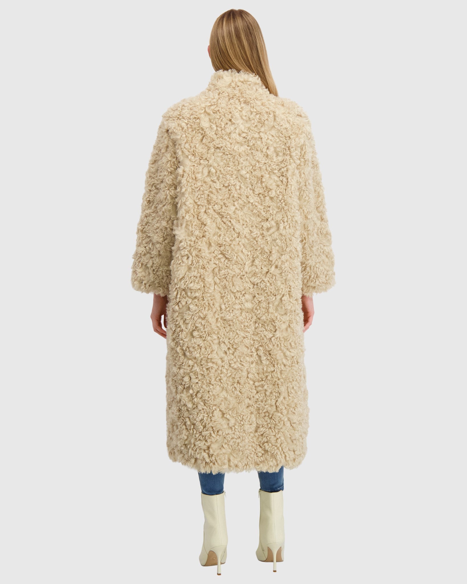 FUR-FREE LAMB (FAUX FUR) COAT