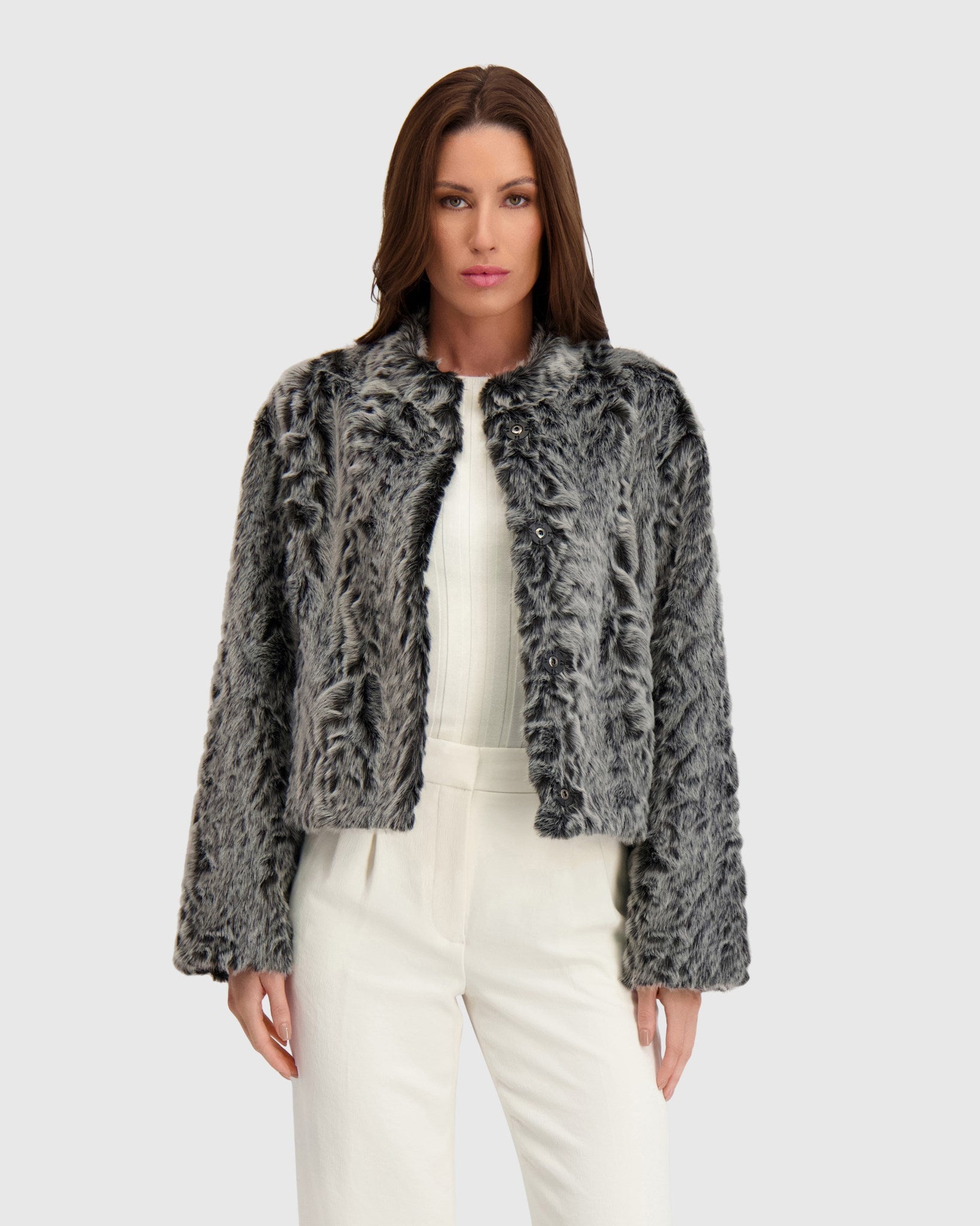 FUR-FREE LAMB (FAUX FUR) JACKET